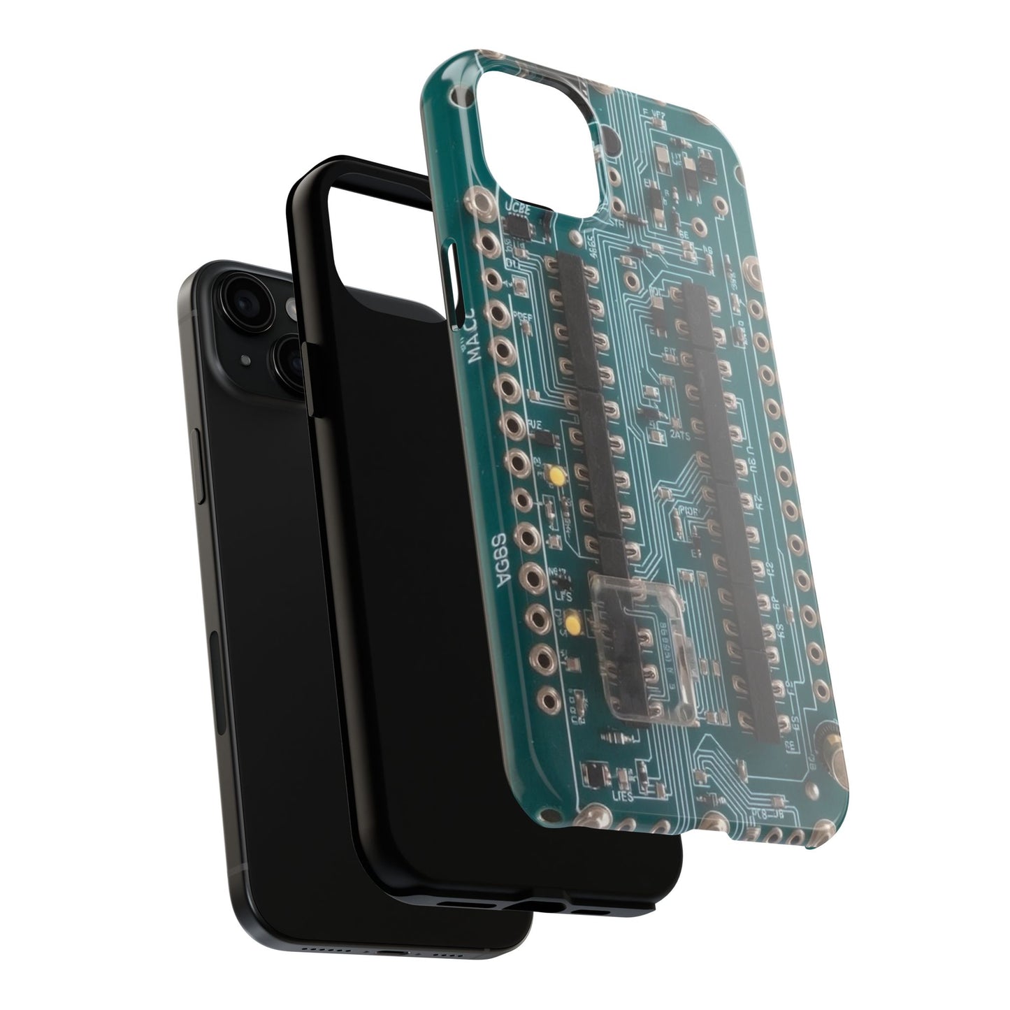 Old Circuits Design Tough Phone Case - for iPhone