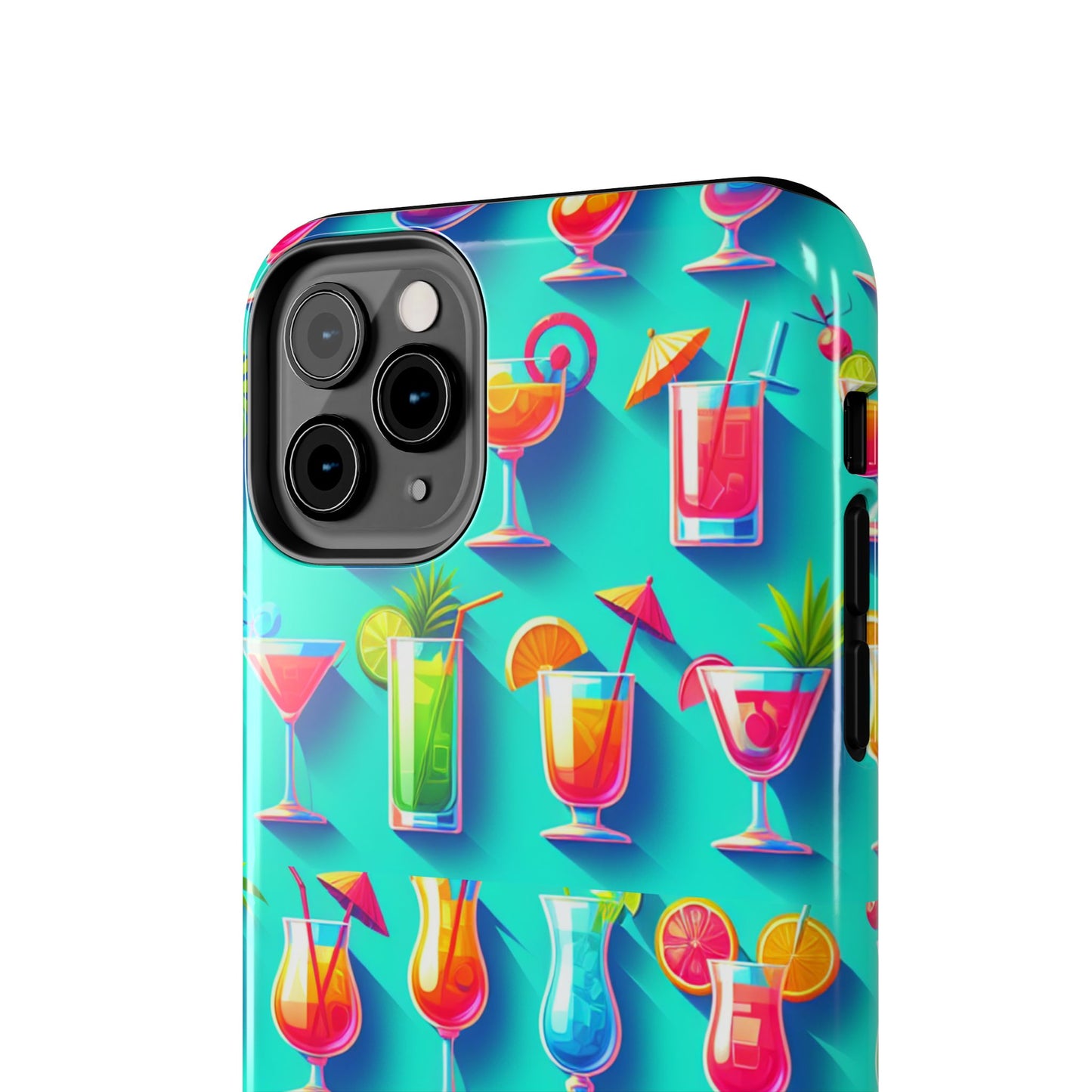 Cocktail Party Phone Case - Fun & Colorful Design for Summer Vibes - for iPhone