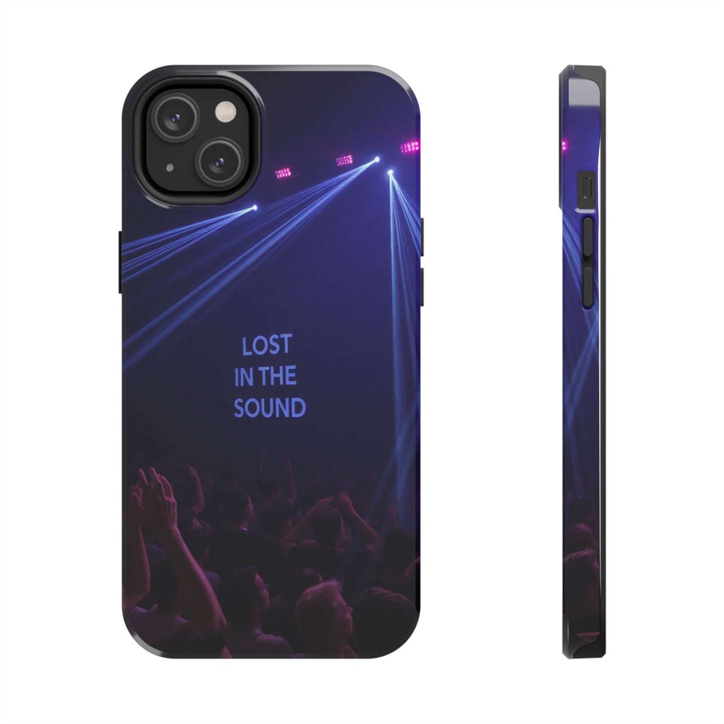 Vibrant Tough Phone Case - 'Lost in the Sound' Design for Music Lovers