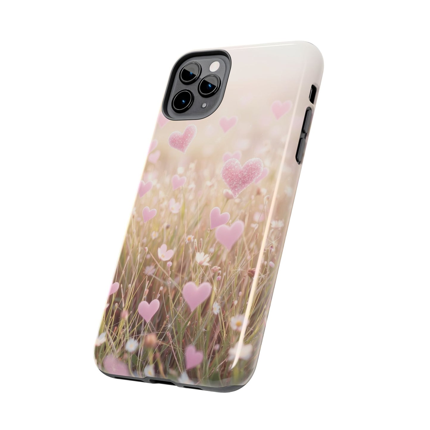 Romantic Hearts Tough Phone Case - Perfect for Lovers and Celebrations