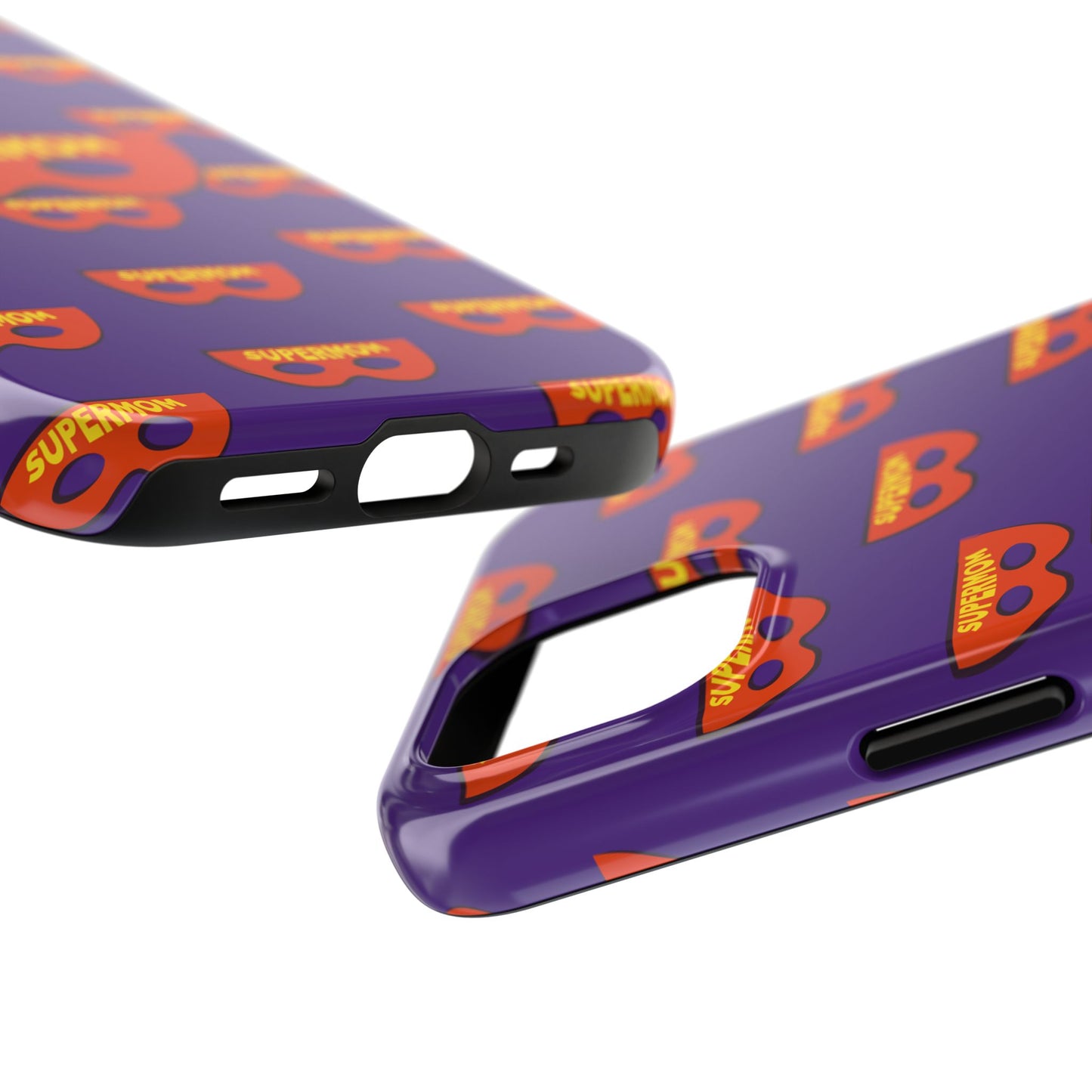 Supermom Tough Phone Case - Durable Protection with Fun Design - for iPhone