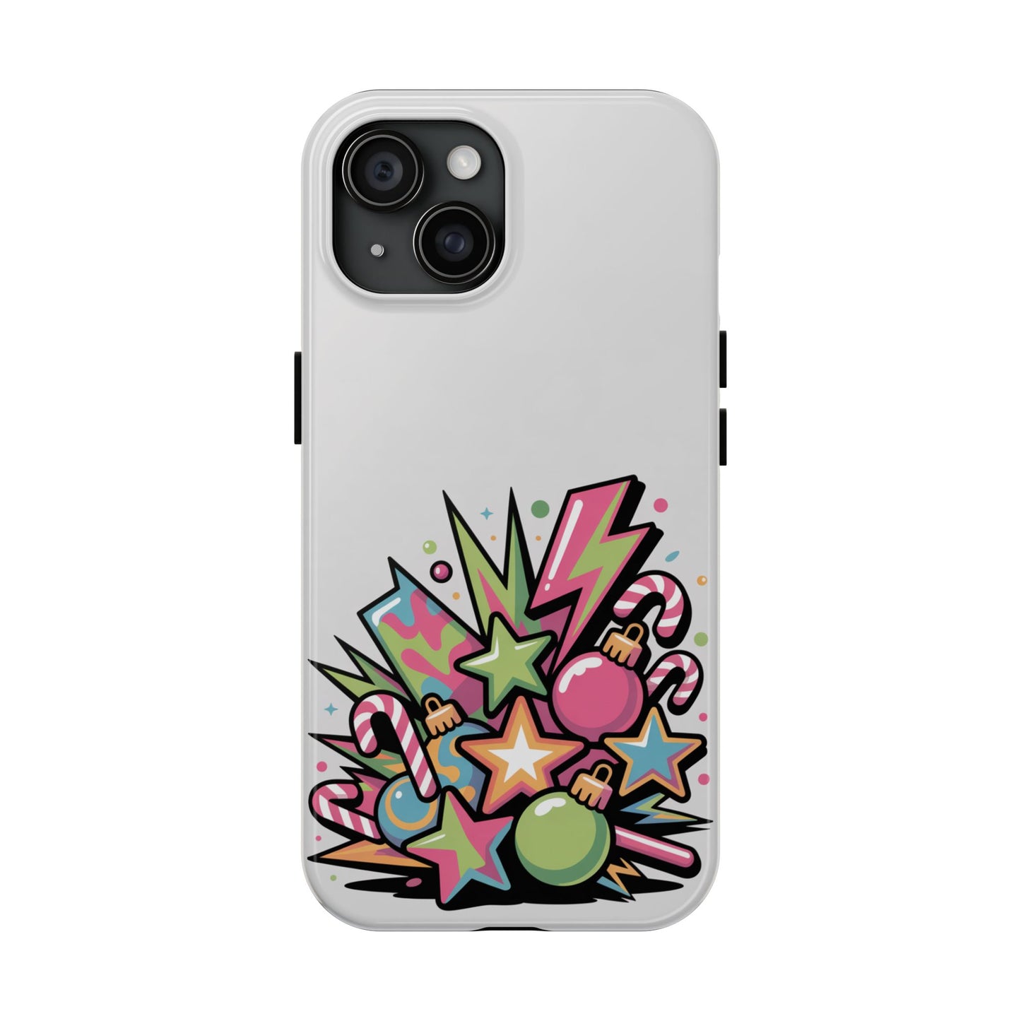 Colorful Explosion Retro Christmas Tough Phone Case
