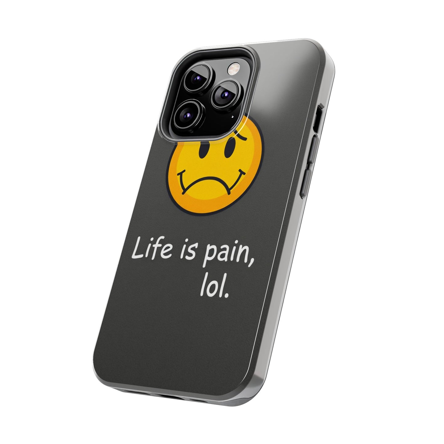 Life is Pain Tough Phone Case - Trendy Design for Smartphone Protection