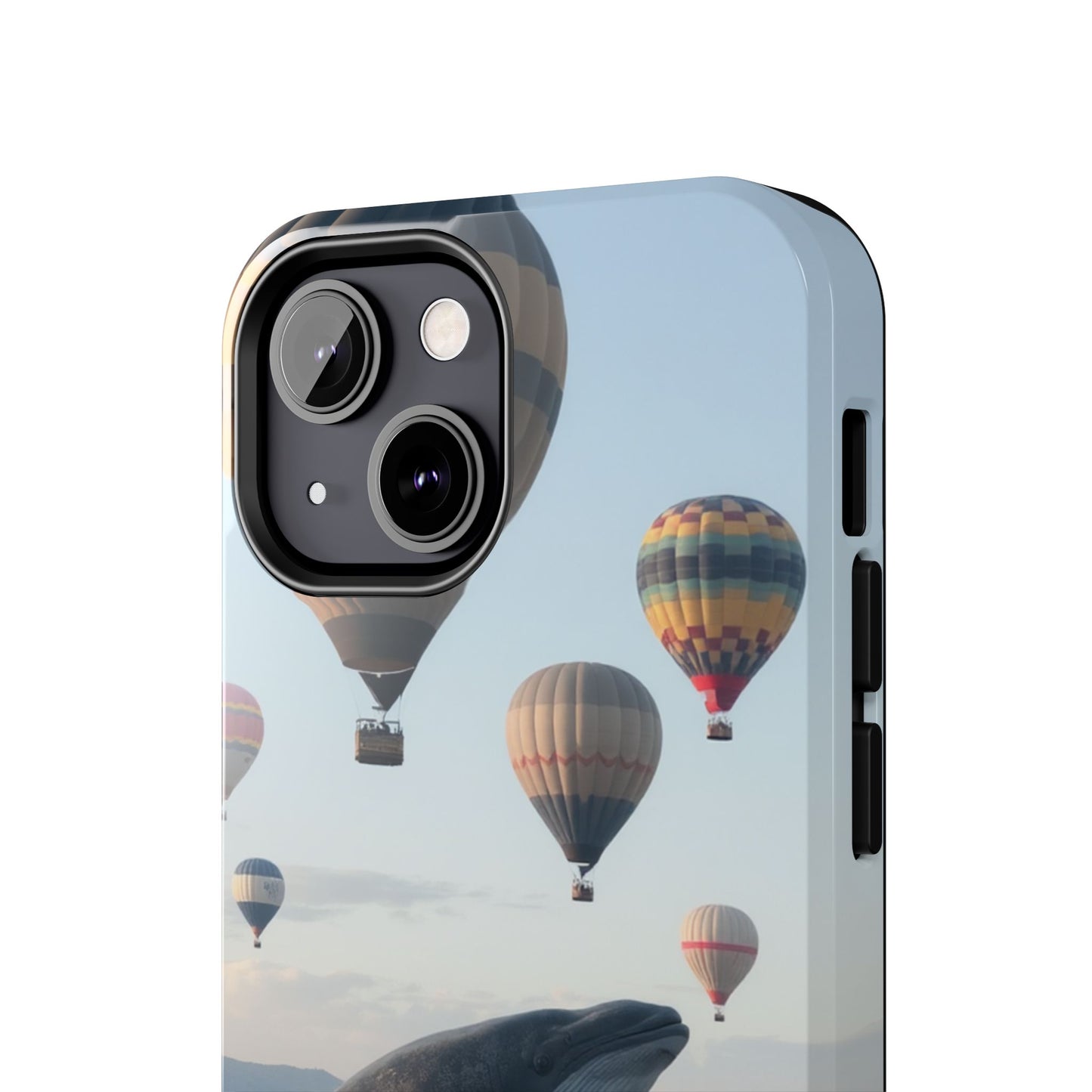 Whale Hot Air Balloon Tough Phone Case - Adventure & Nature Lovers
