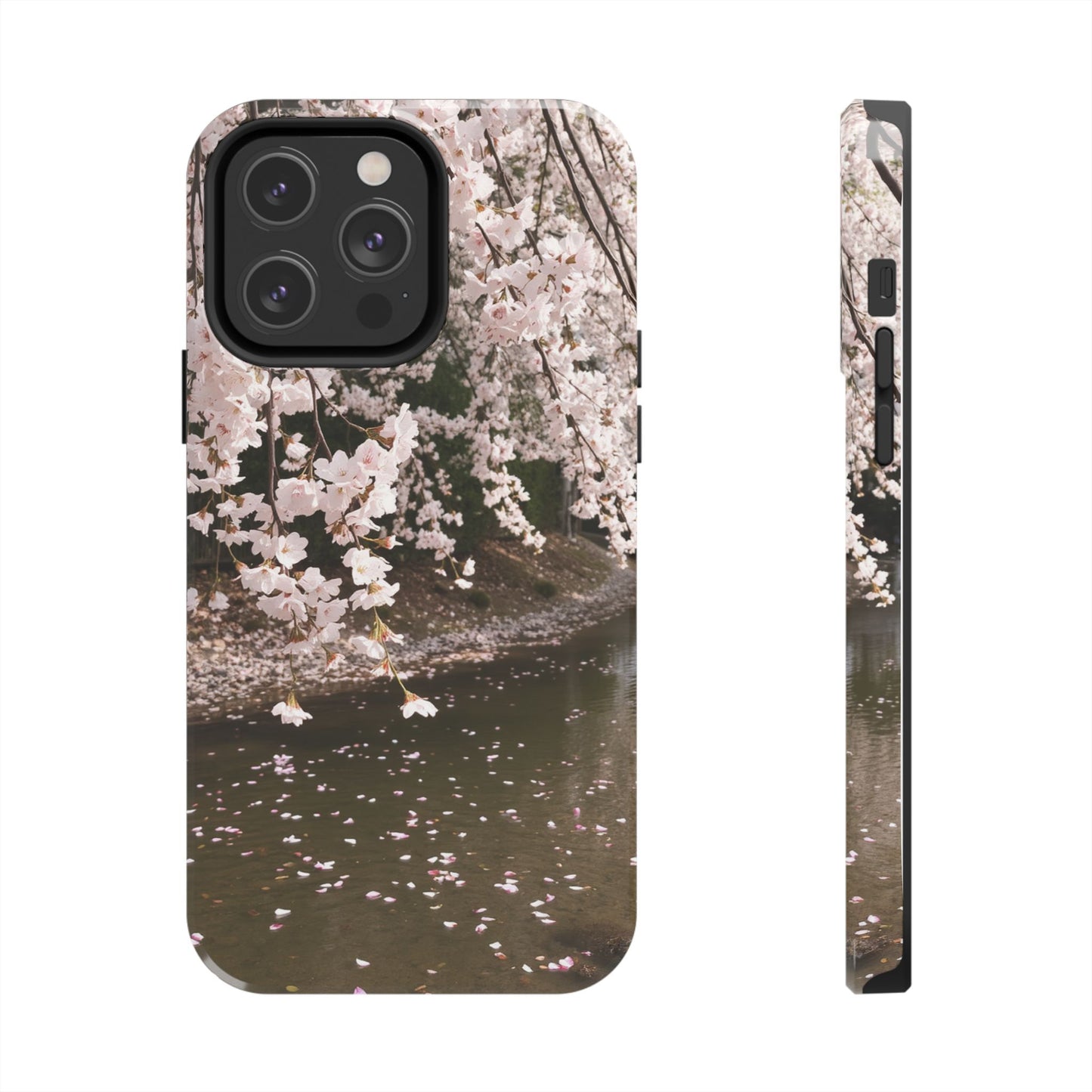 Cherry Blossom Tough Phone Cases - Durable Protection with Floral Serenity