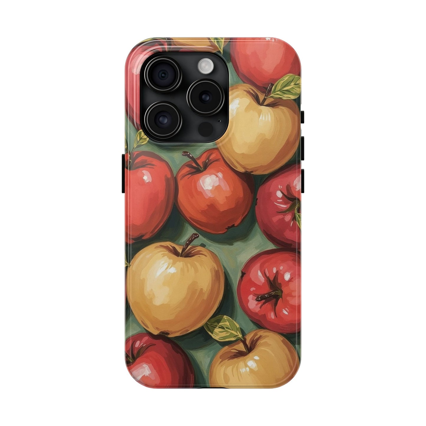 Colorful Painted Apples Art Tough Phone Case - Durable & Stylish Protection - for iPhone