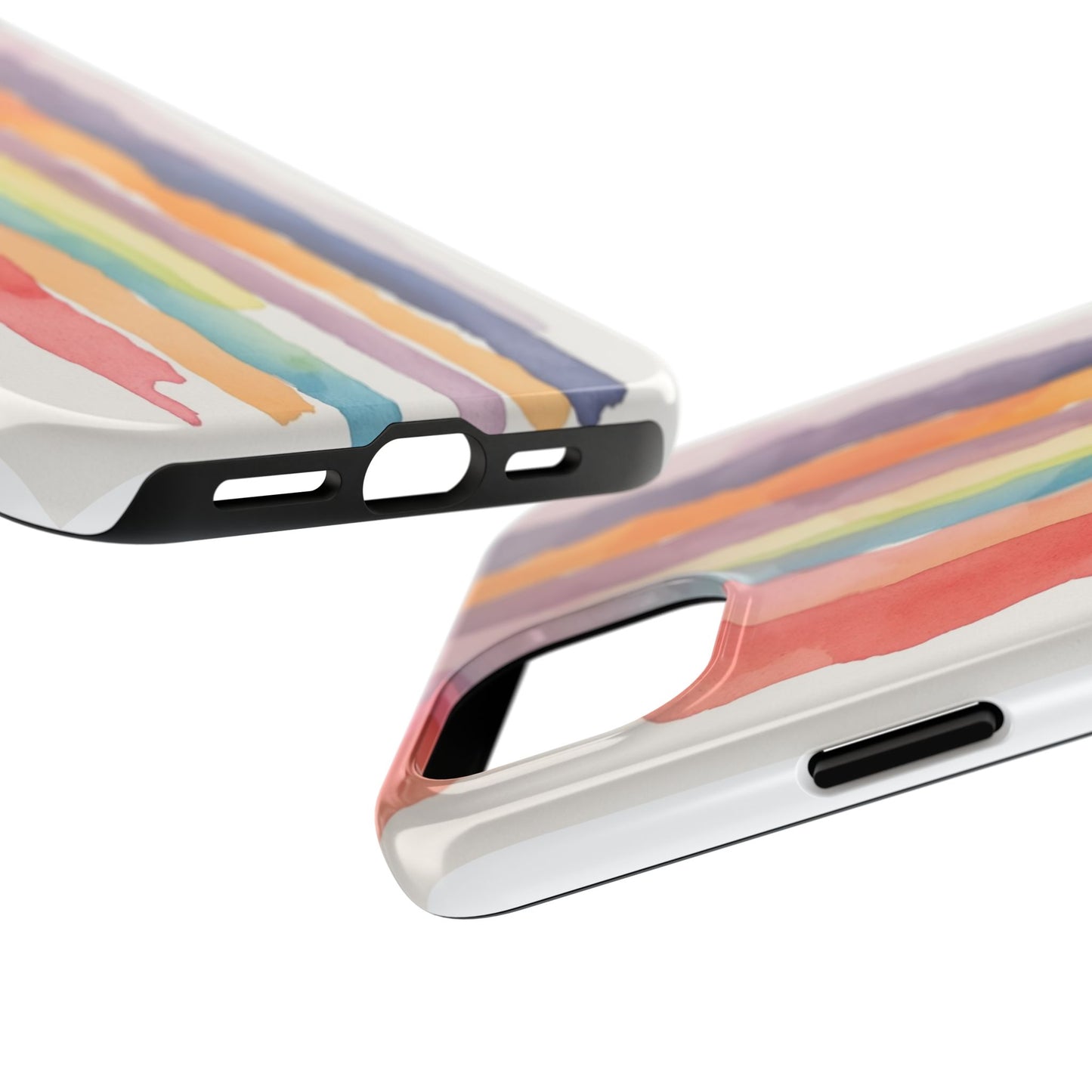 Colorful Watercolor Tough Phone Case - Stylish and Durable Cover for Creative Souls