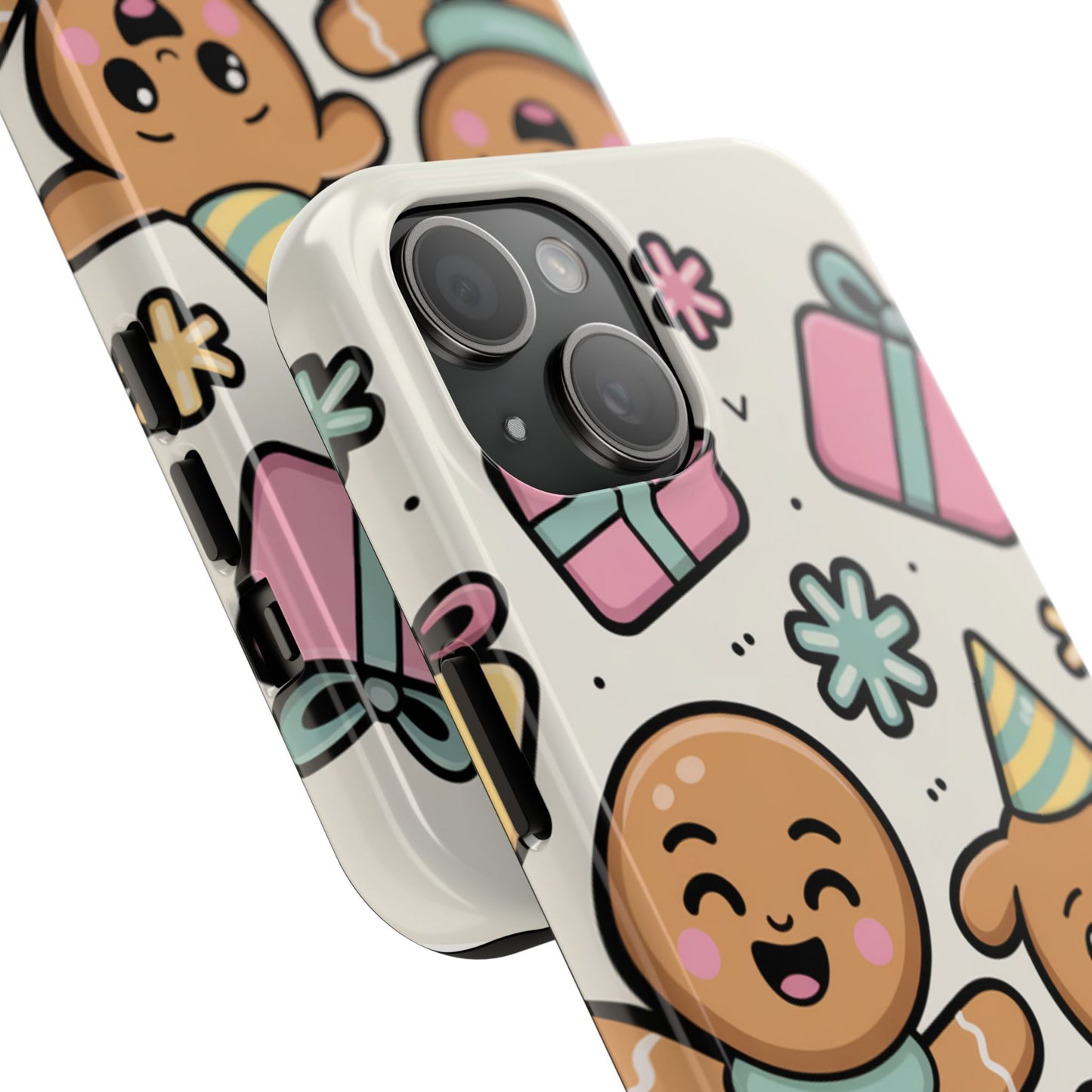 Gingerbread Family Dancing Holiday Phone Case