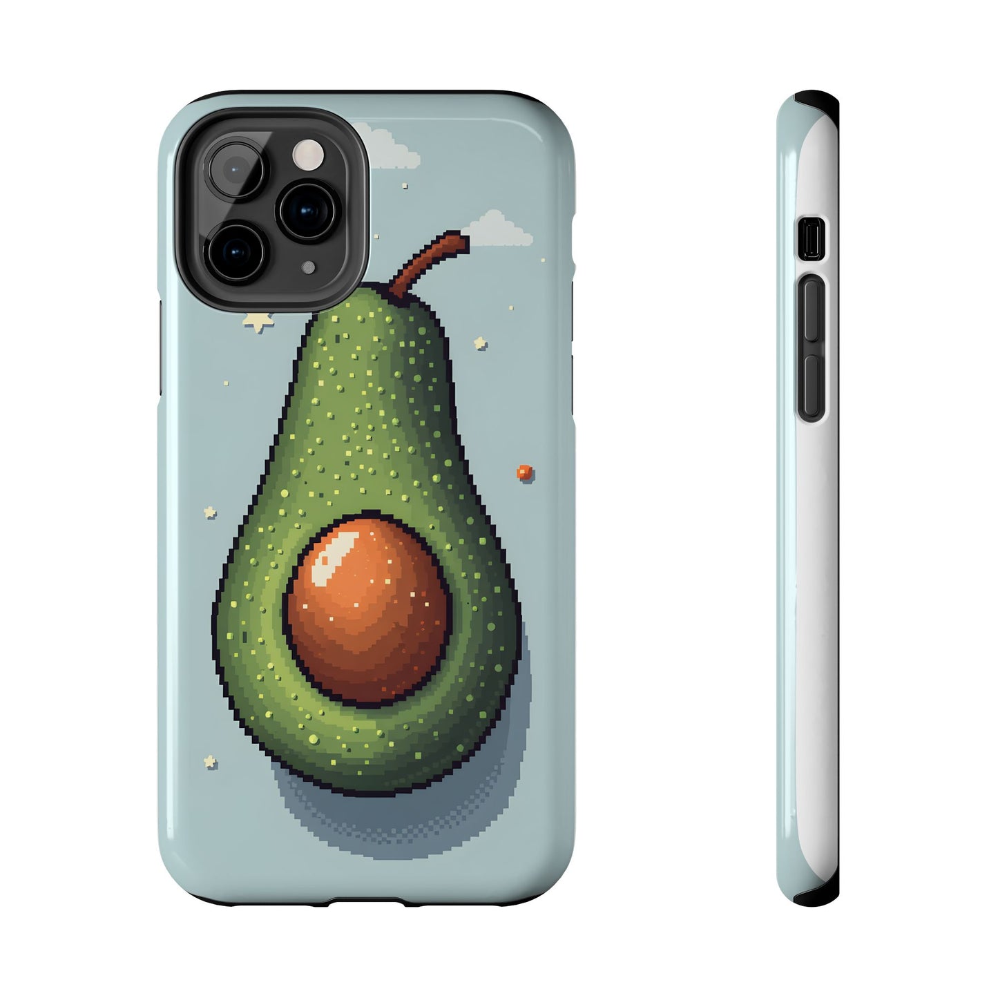 Pixel Avocado Tough Phone Case - Perfect for Foodies & Nature Lovers - for iPhone
