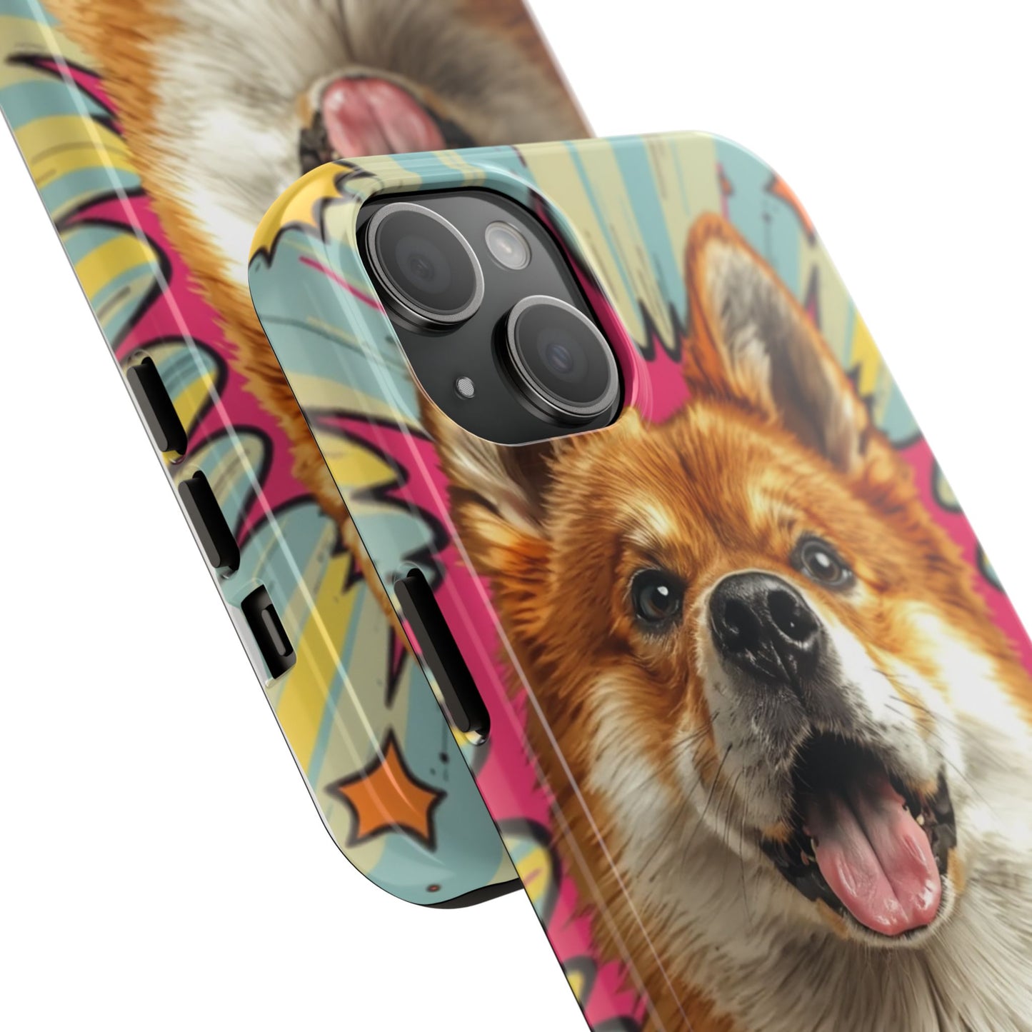 Playful Dog Tough Phone Case - Durable & Stylish Pet Lover Gift