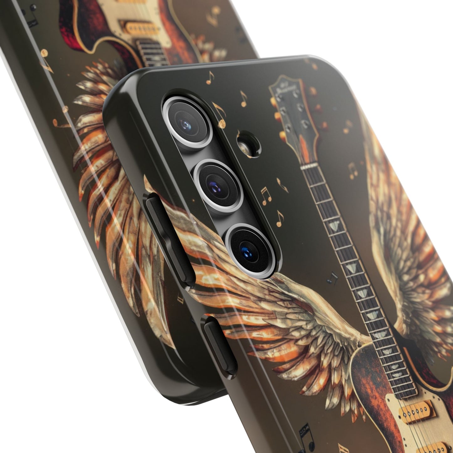 Inspirational Guitar Wing Phone Case - Tough Protection for Music Lovers