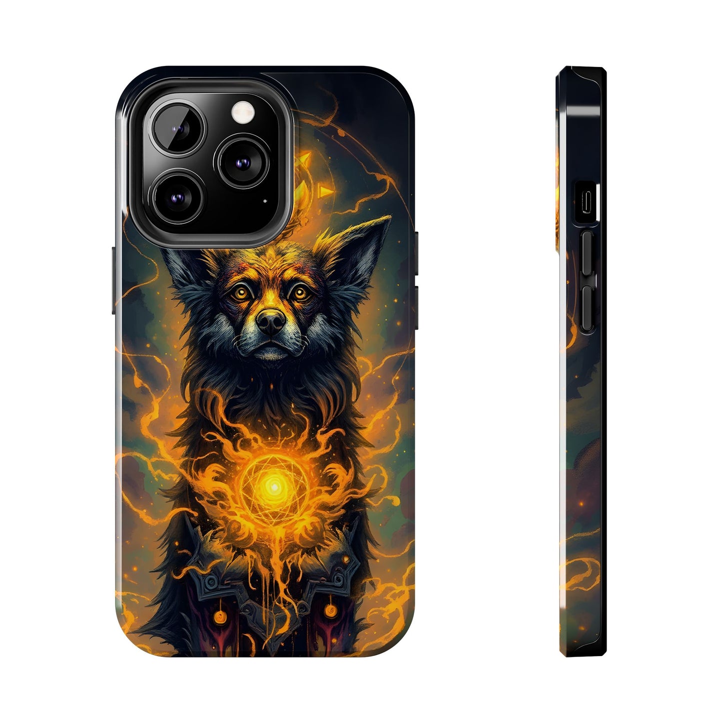 Mystical Dog of Light - Tough Phone Case - Durable Protection with Inspired Artwork - for iPhone