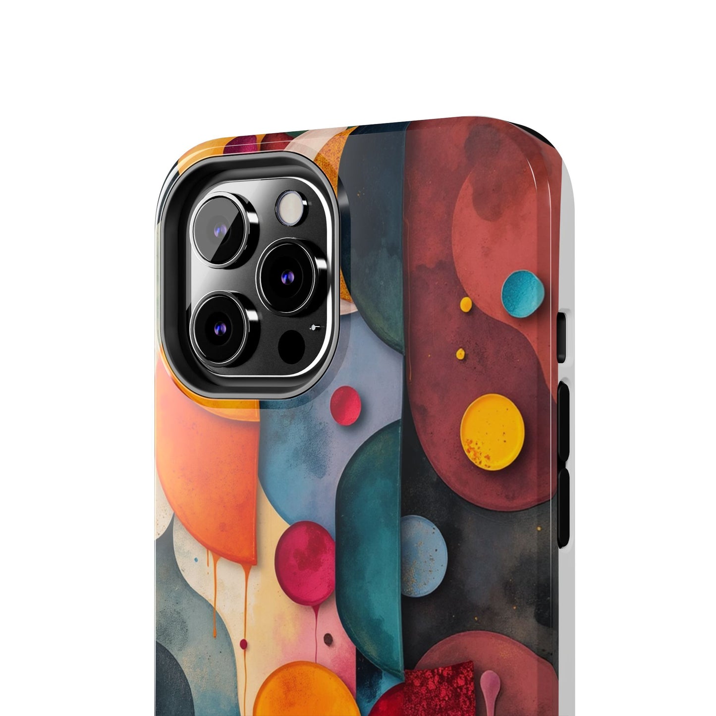 Artistic Tough Phone Cases - Colorful Abstract Design for Trendy Protection - for iPhone