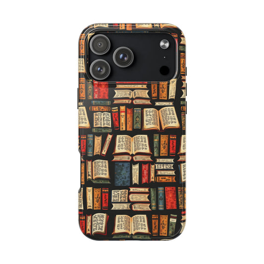 Book Lover Tough Phone Cases - Durable Protective Cases for Literature Fans