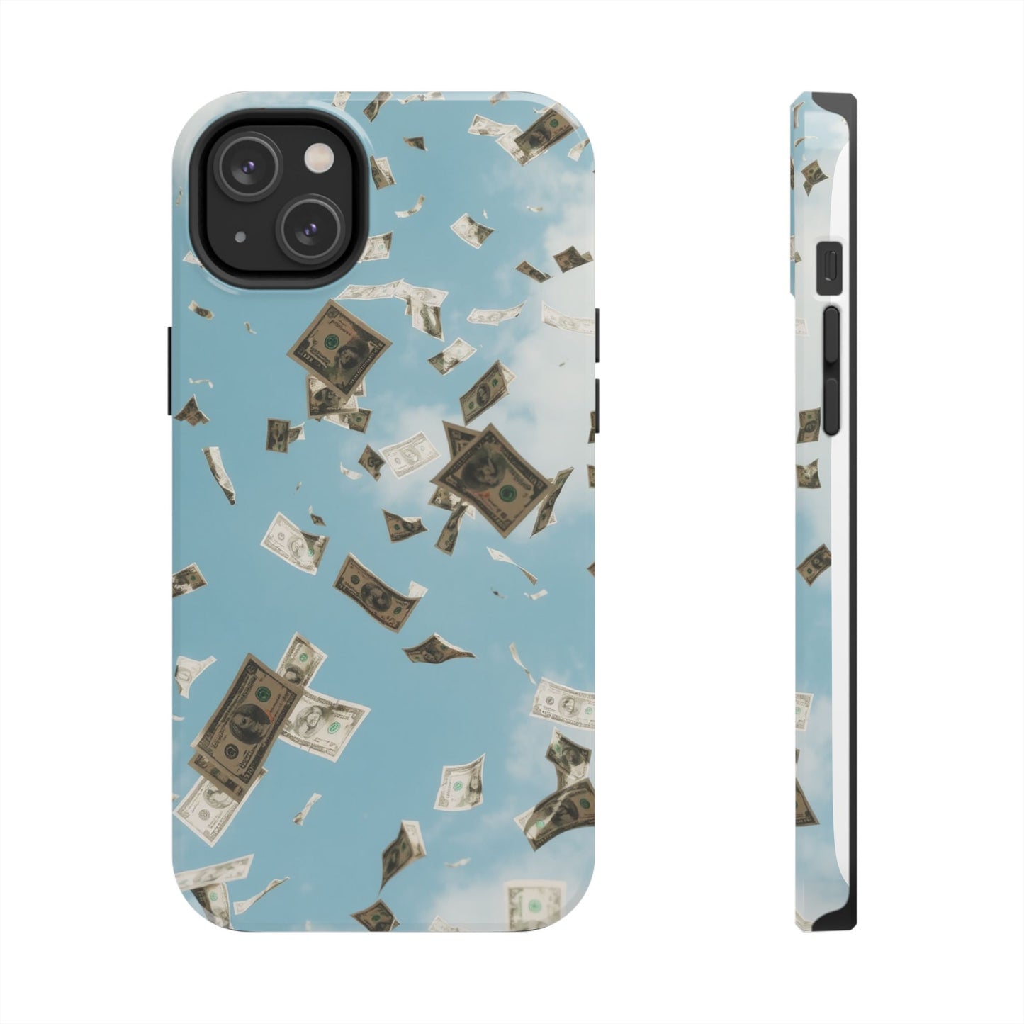 Cinematic Money Rain Phone Case | Tough & Stylish Accessory for Trendsetters, Gift for Birthdays, Graduations, and Celebrations