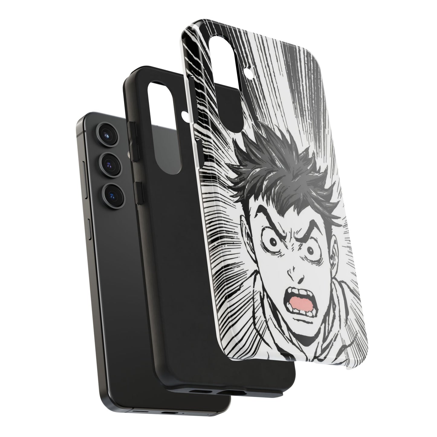 Intense Graphic Phone Case - Tough Design for Anime Fans