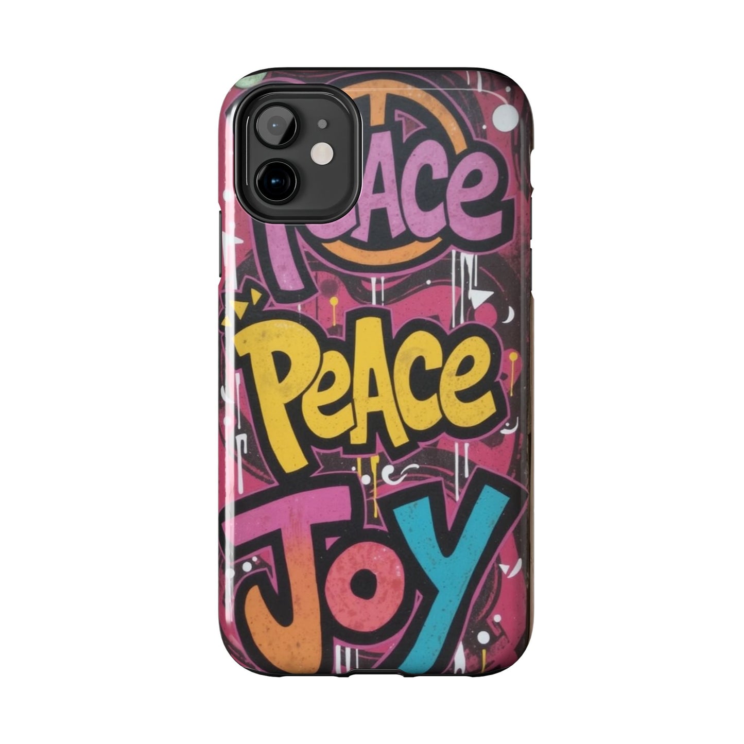 Colorful Peace Joy Tough Phone Case