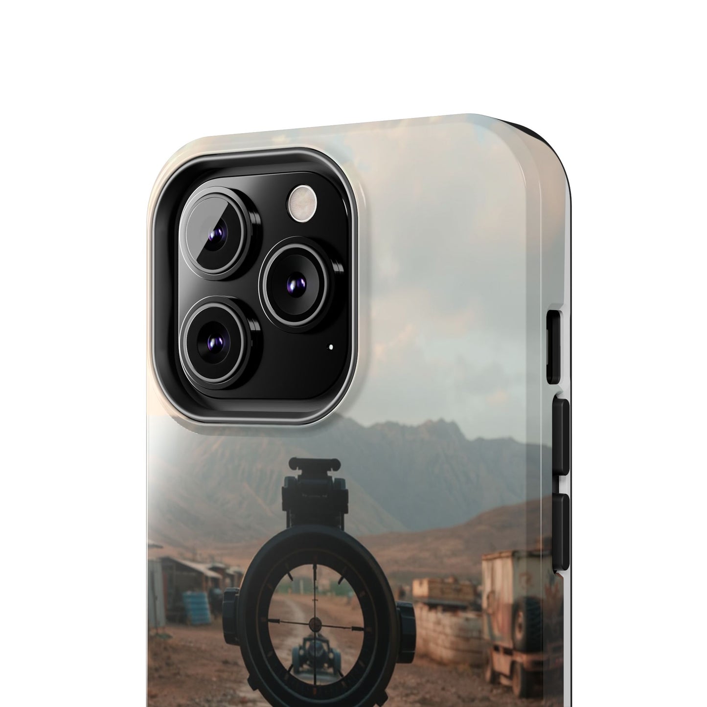 Tough Phone Case - Military Inspired Design with Sniper Scope