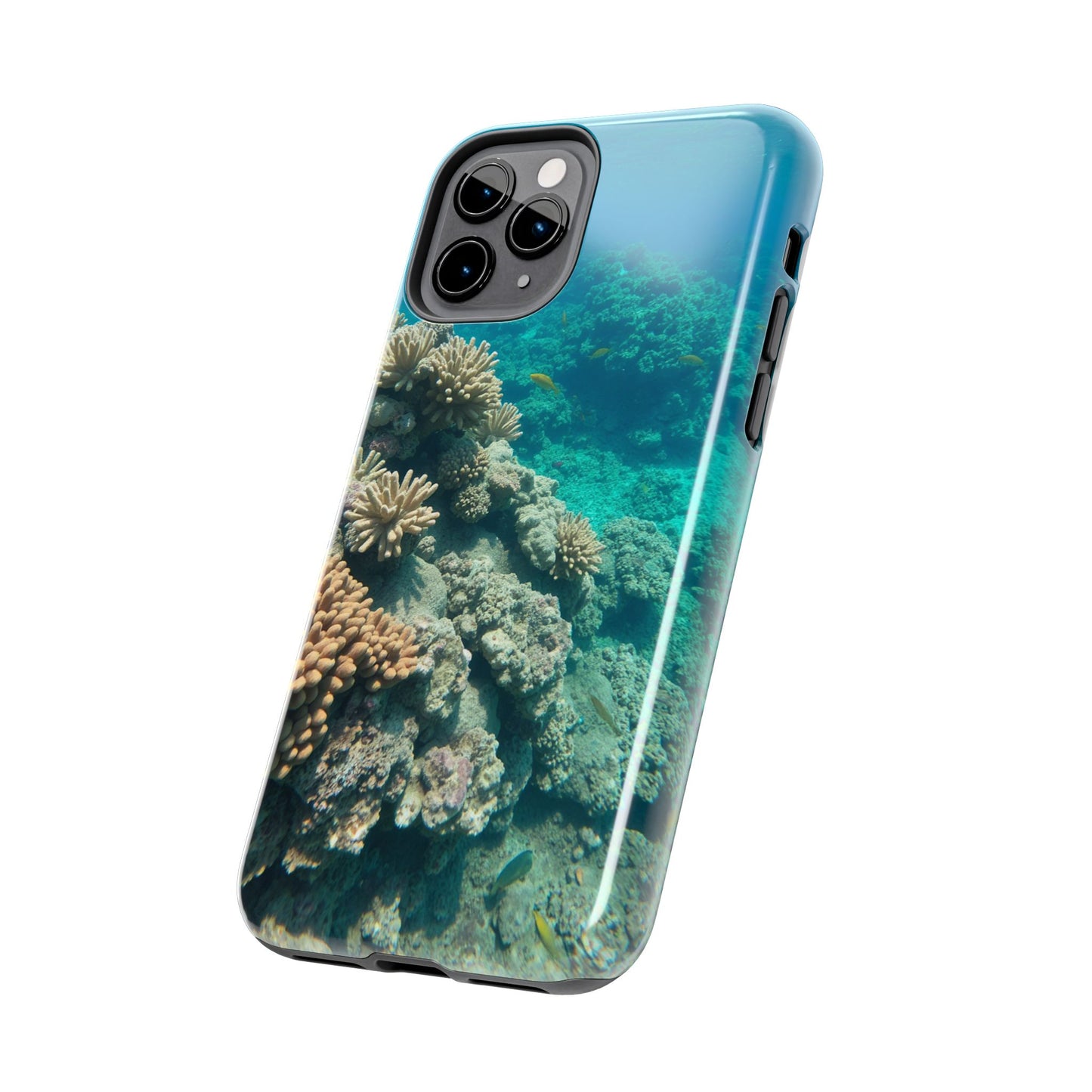 Coral Reef Tough Phone Case - Ocean Vibes Protection for Adventure Lovers