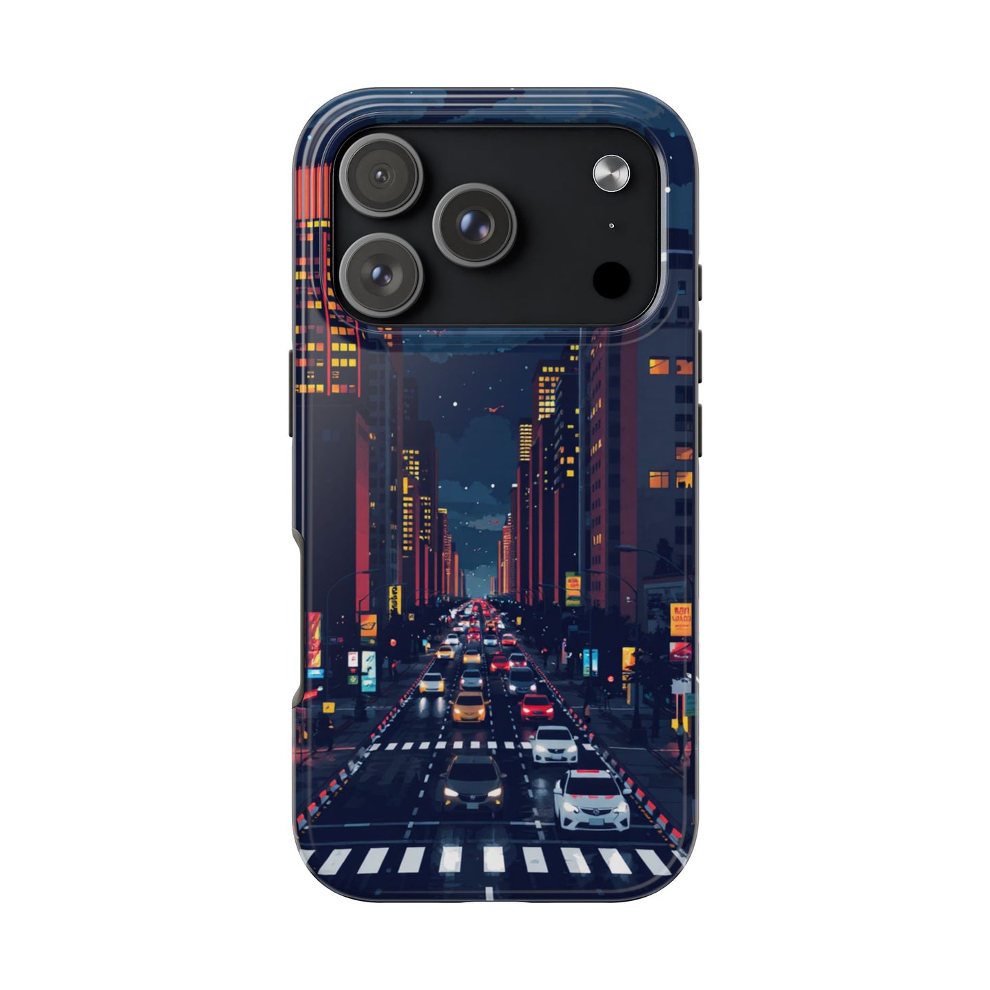 Urban Nightlife Tough Phone Case - Durable & Stylish Protection