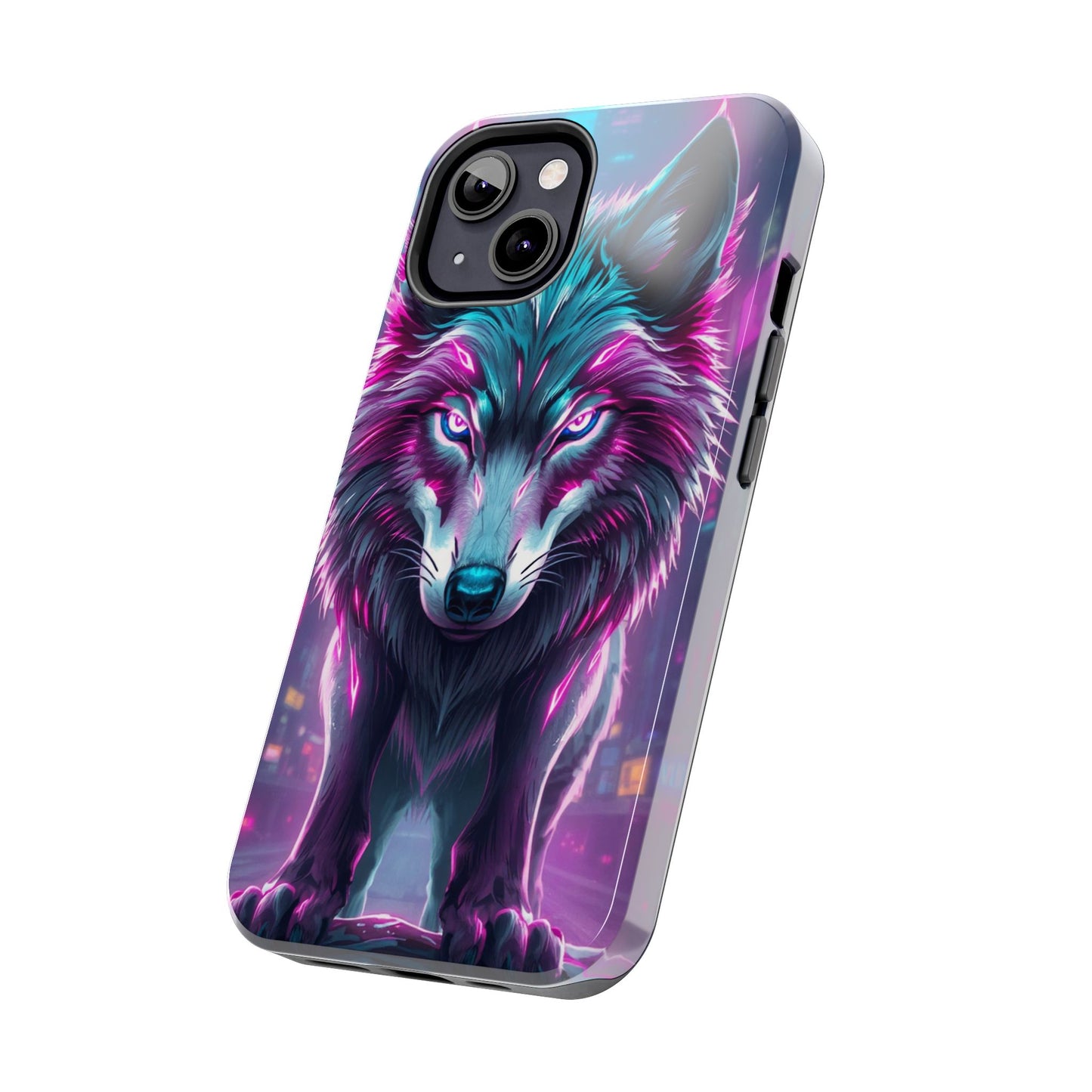 Fierce Wolf Phone Case - Tough & Vibrant Design for Animal Lovers