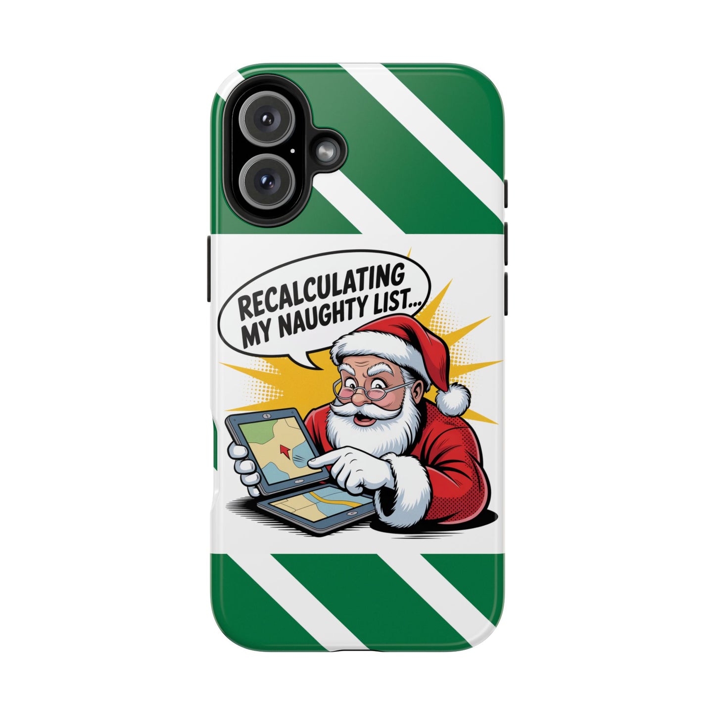 Santa Naughty List Phone Case - Tough & Fun Holiday Protection