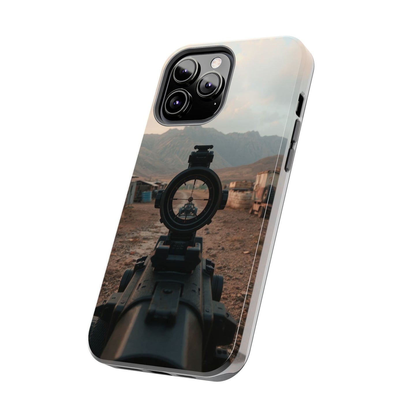 Tough Phone Case - Military Inspired Design with Sniper Scope