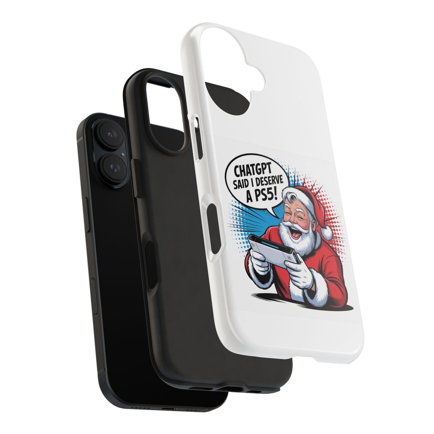 Santa Laughing  Phone Case - "CHATGPT Said I Deserve A PS5!"