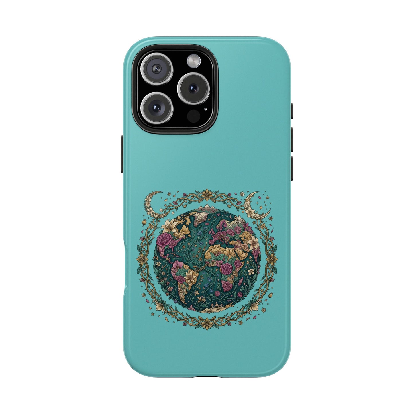 Mystical Floral Planet Phone Case — Tough Protective Phone Case