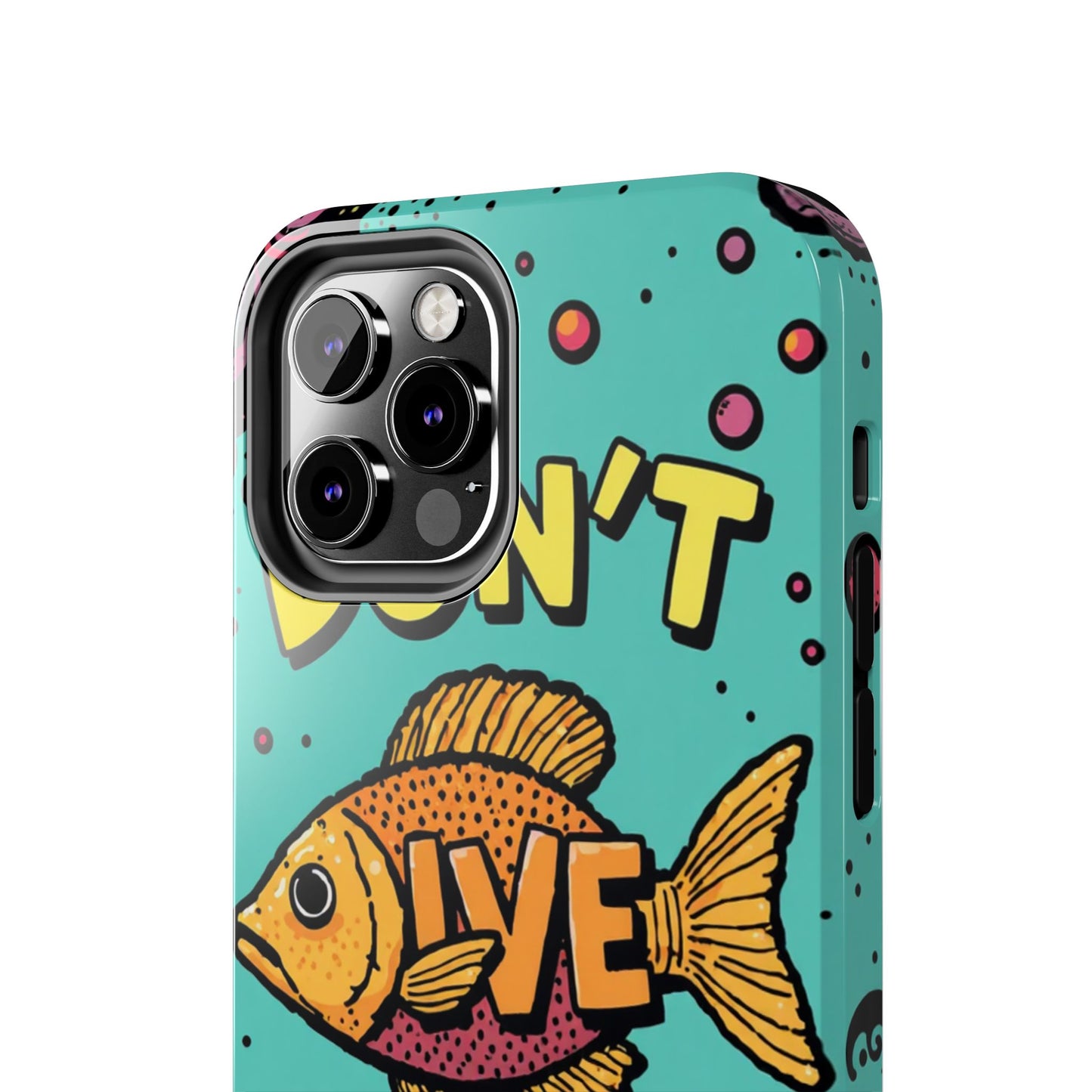 Catchy Fish-Themed Tough Phone Cases, Unique Gift for Fish Lovers, Durable Protection for Phones, Fun Aquatic Design, Ideal for Holidays