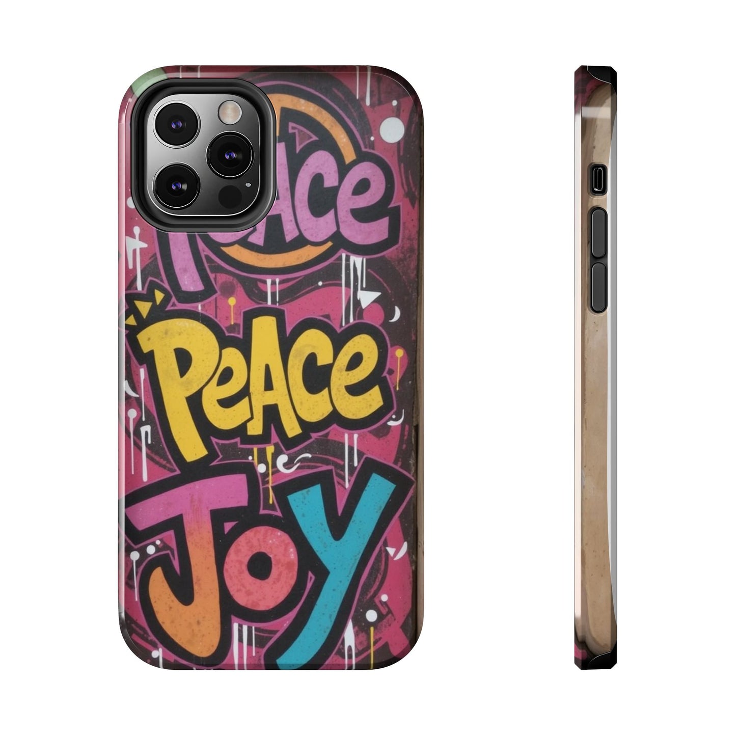 Colorful Peace Joy Tough Phone Case