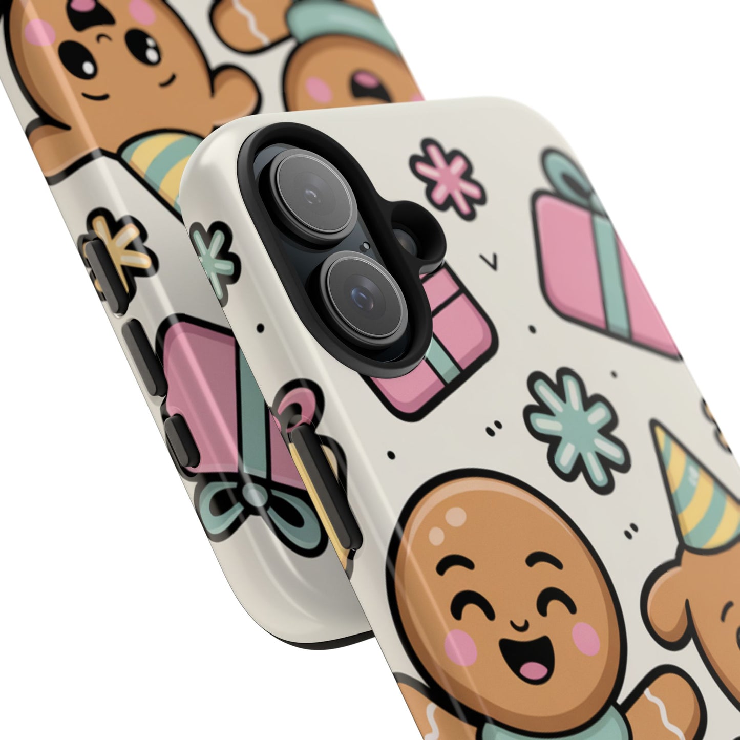 Gingerbread Family Dancing Holiday Phone Case