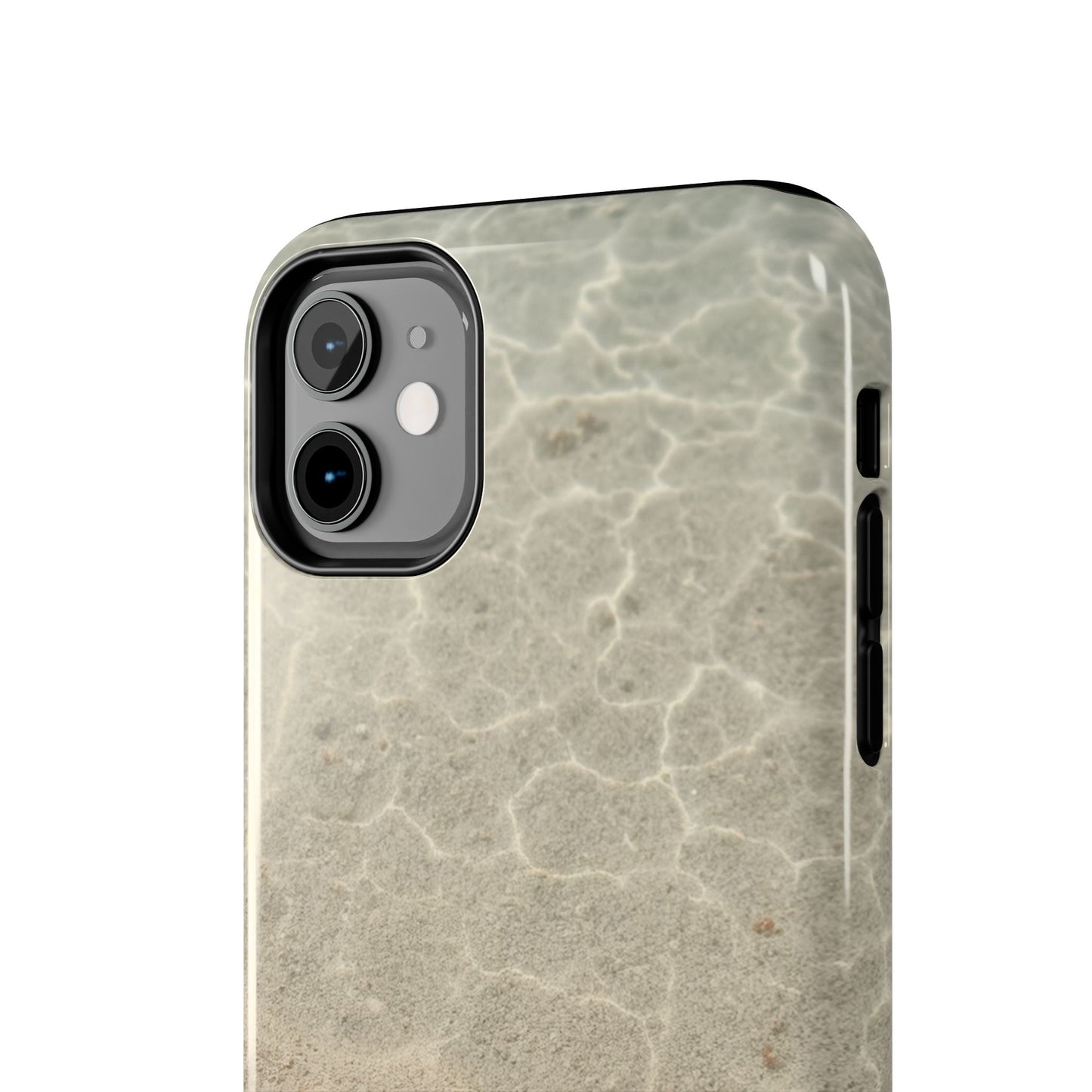 Beach-Inspired Tough Phone Case with Starfish and Seashell Design