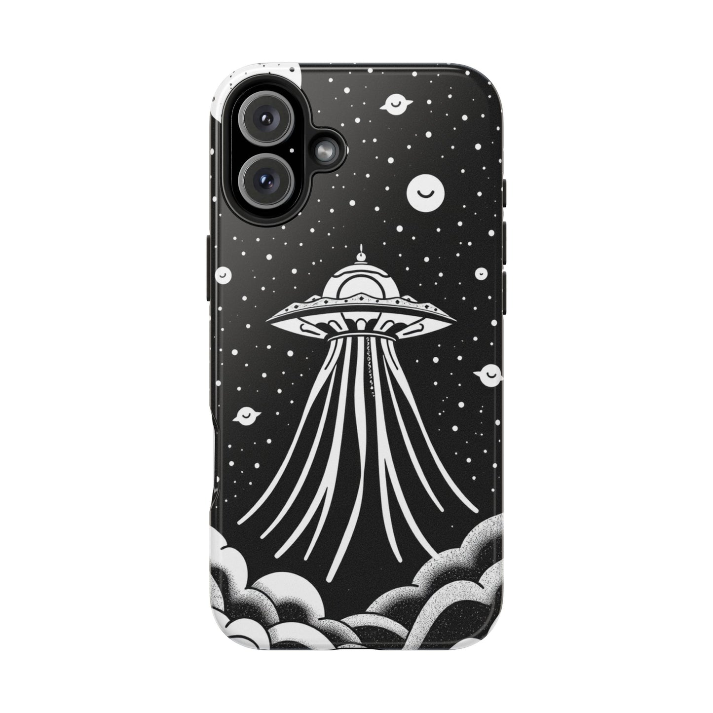 Galaxy UFO Tough Phone Case - Durable Protection with Unique Space Design