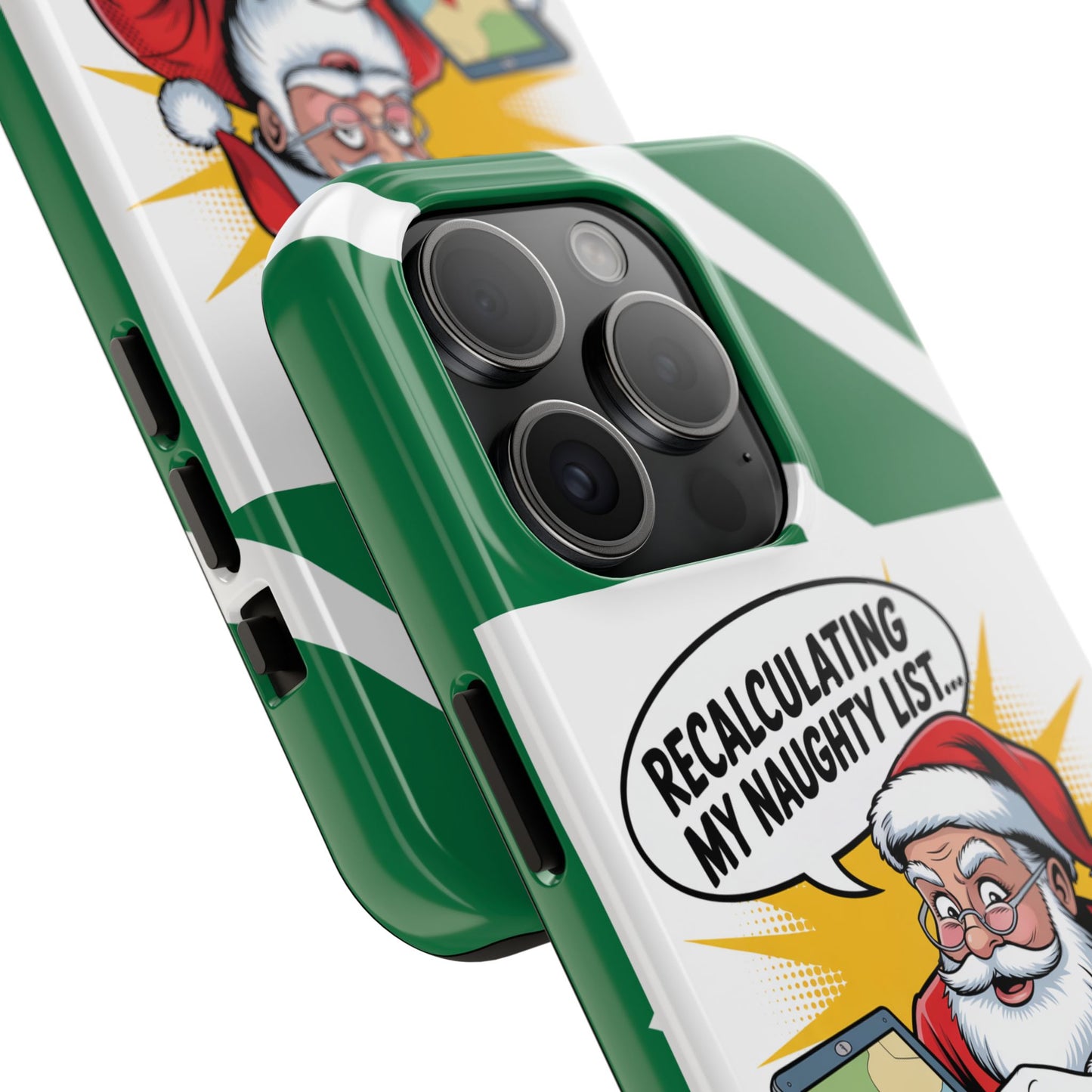 Santa Naughty List Phone Case - Tough & Fun Holiday Protection