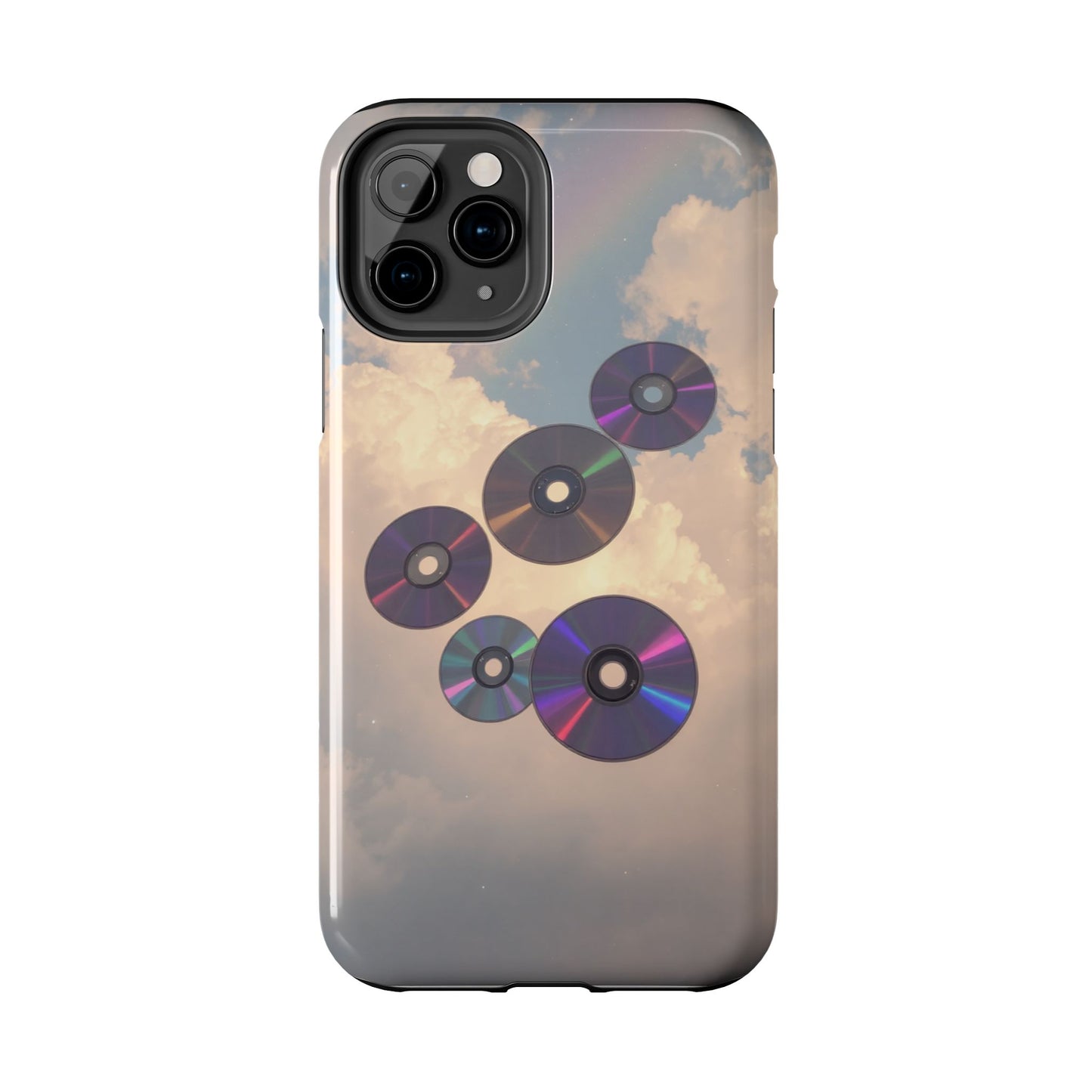 Vibrant Cloud CD Tough Phone Case - Durable and Stylish