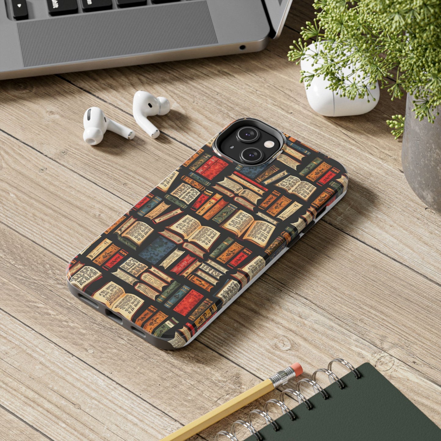 Book Lover Tough Phone Cases - Durable Protective Cases for Literature Fans