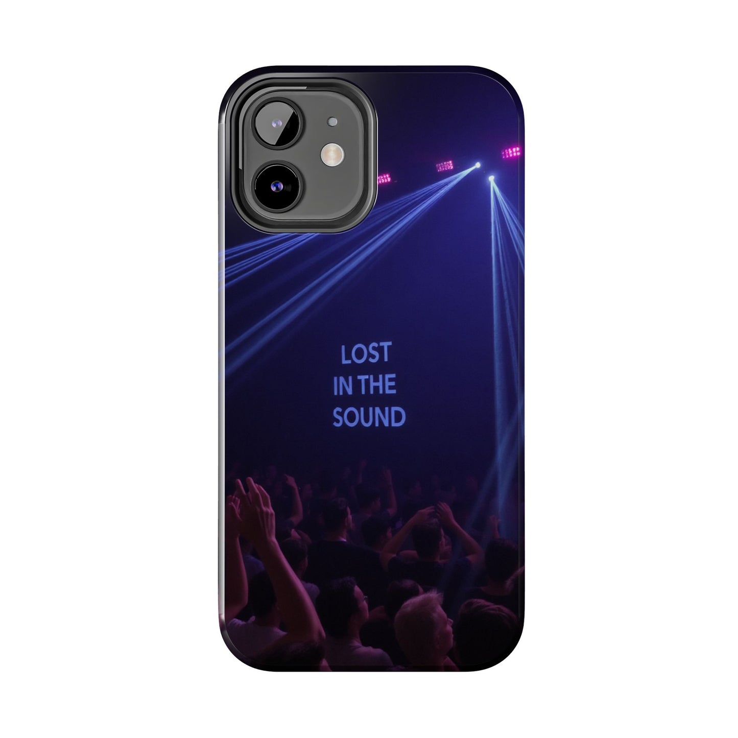 Vibrant Tough Phone Case - 'Lost in the Sound' Design for Music Lovers