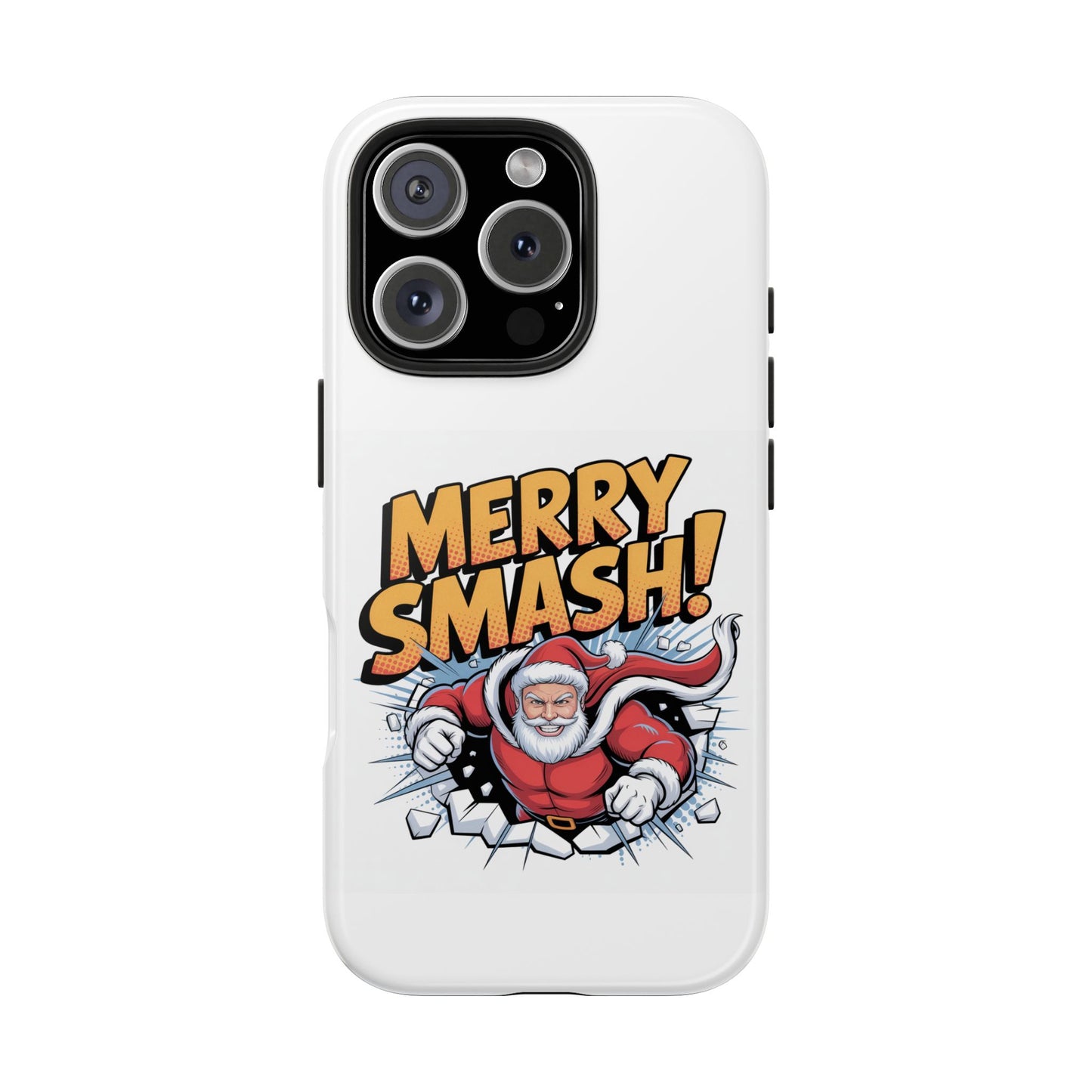 Santa Merry Smash Phone Case