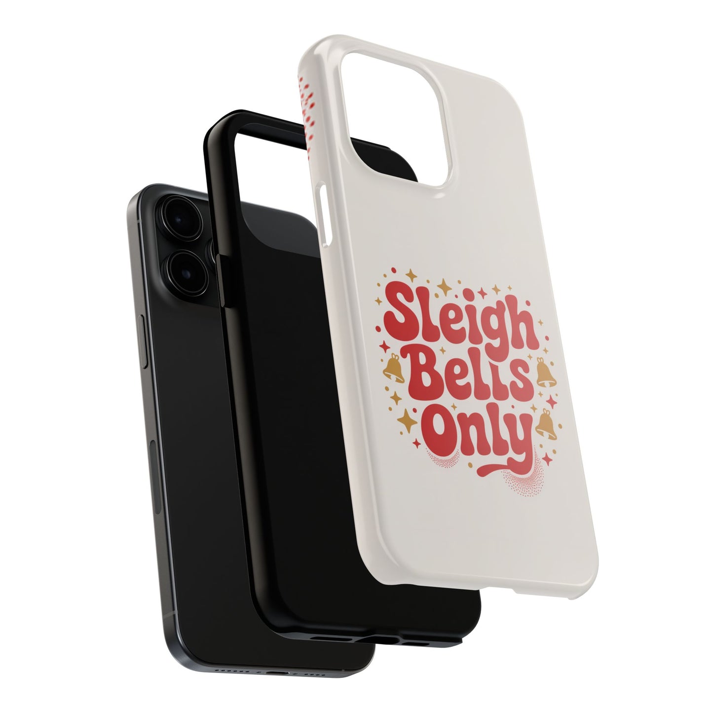 Holiday Tough Phone Case - Sleigh Bells Only Design