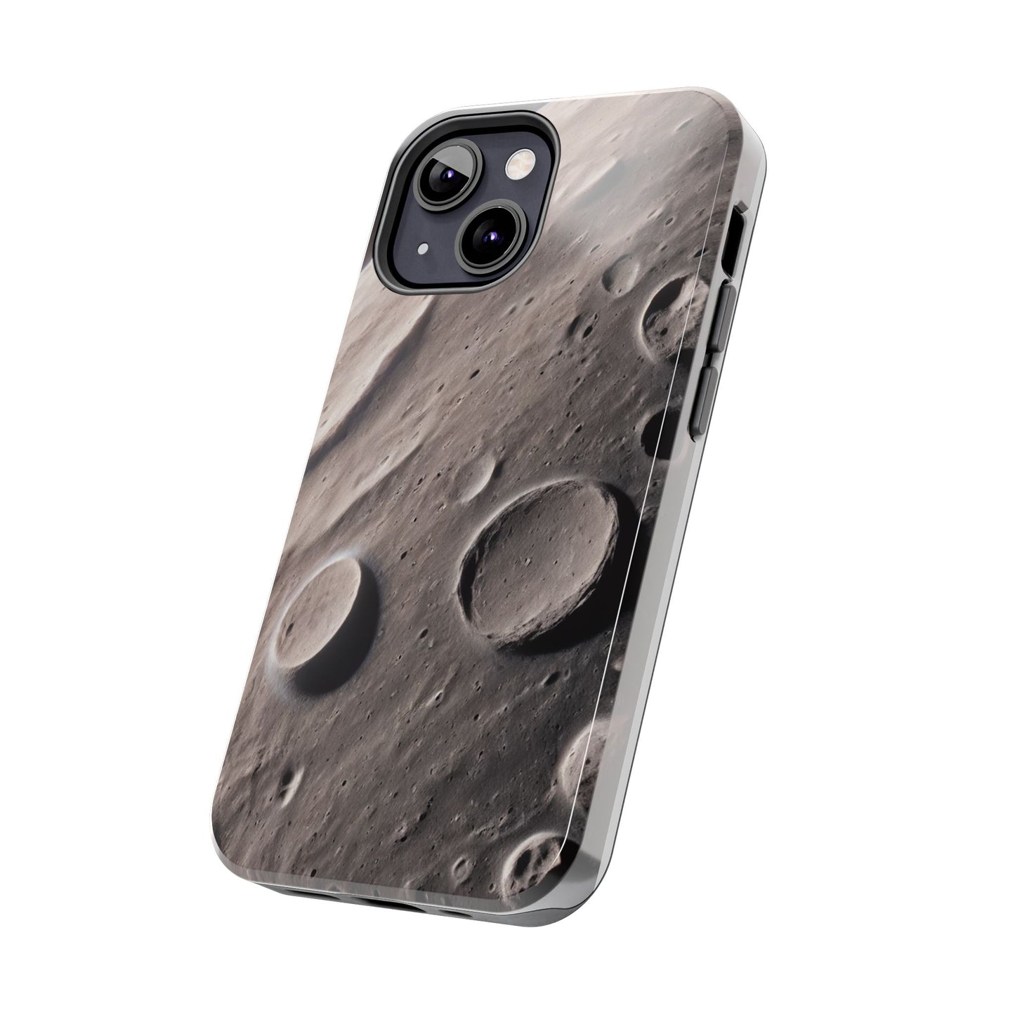 Celestial Moon Surface Tough Phone Case | Durable Space-Themed Design - for iPhone