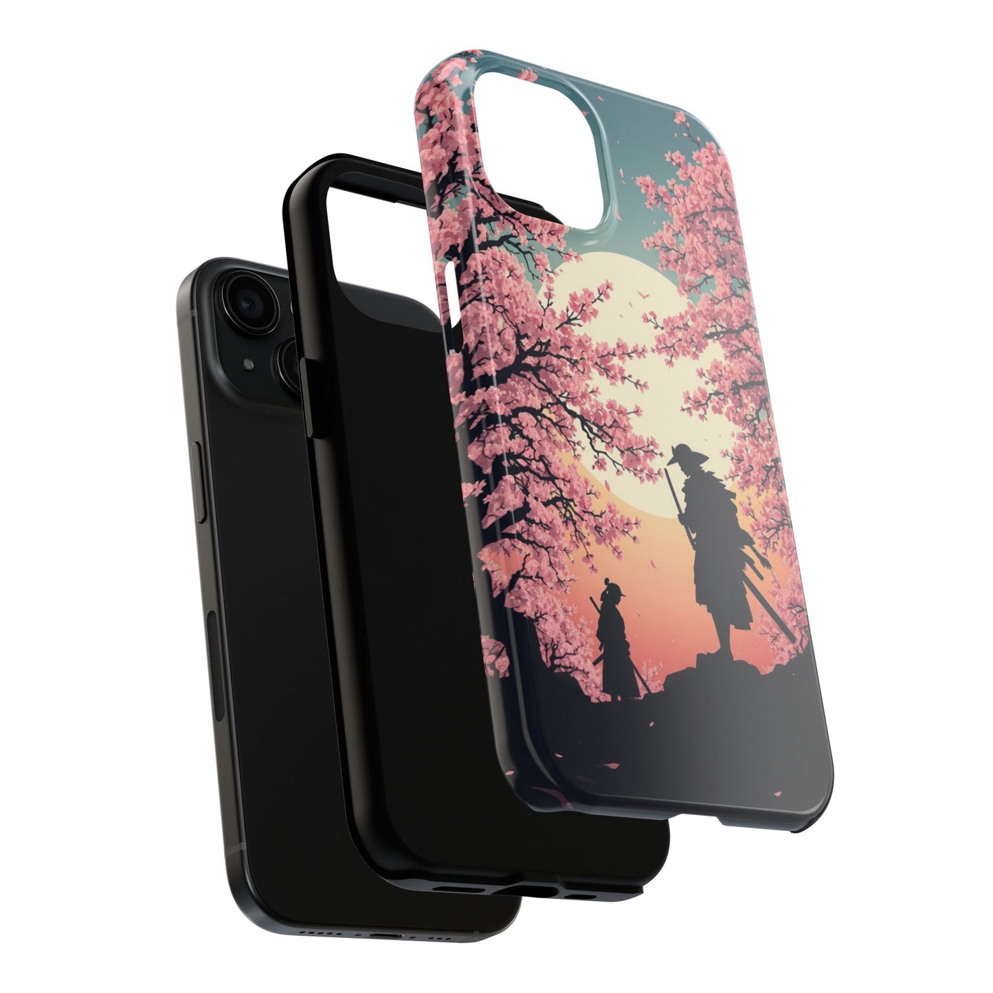 Cherry Blossom Samurai Tough Phone Case