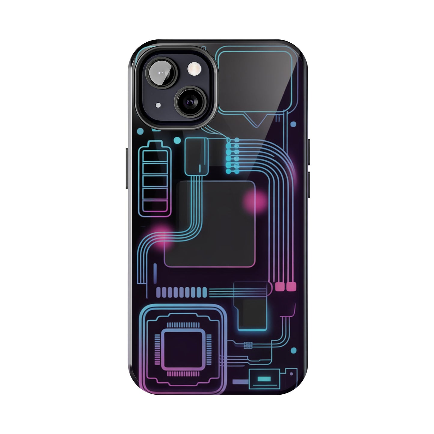 Cyberpunk Circuits Tough Phone Case
