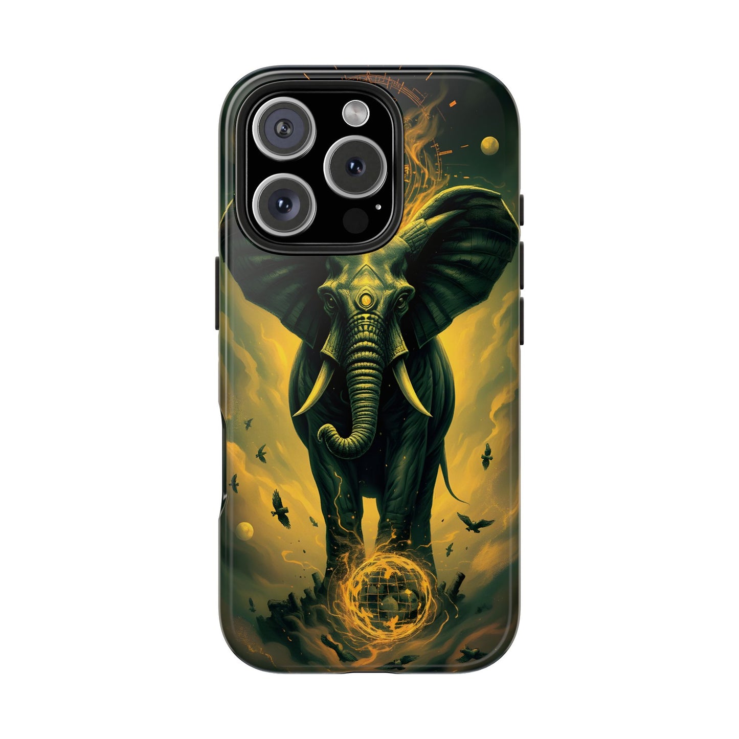 Majestic Elephant Clouds Tough Phone Case - Durable Protection with Bold Design - for iPhone