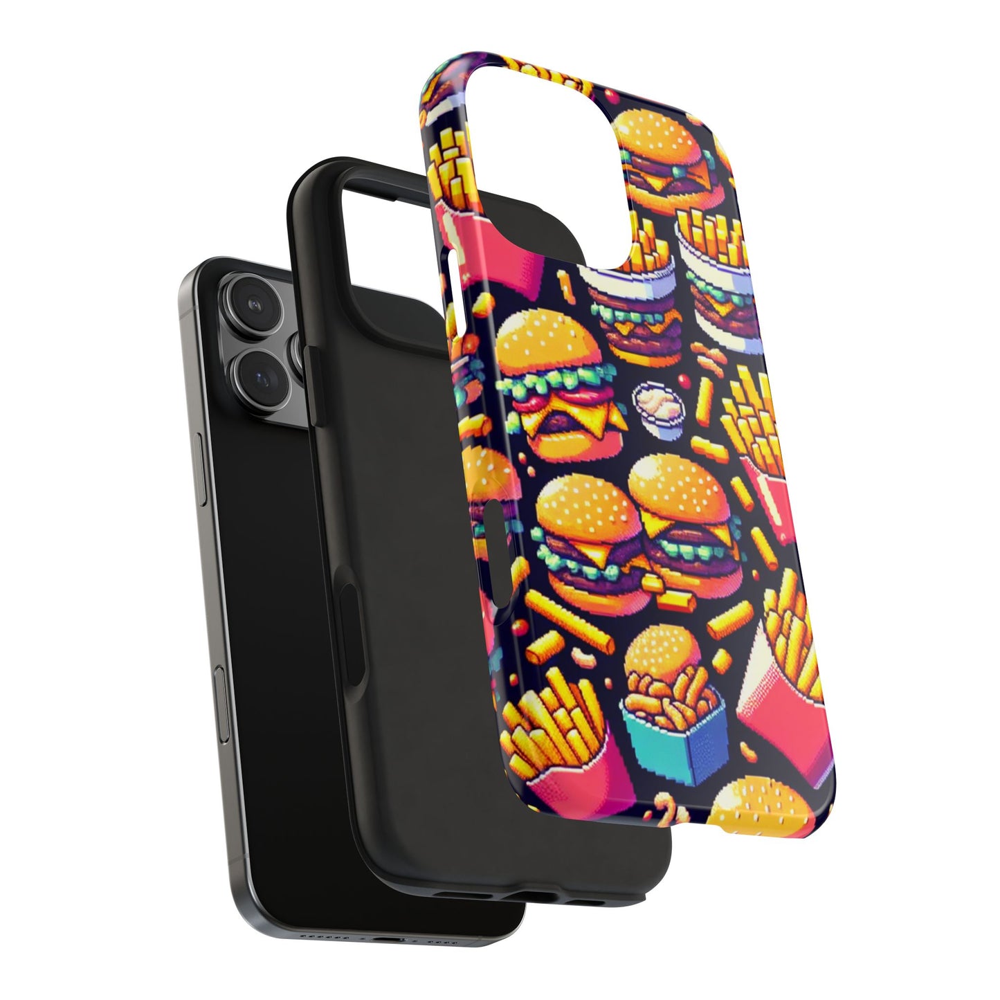 Retro Fast Food Phone Case - Tough and Durable - for iPhone