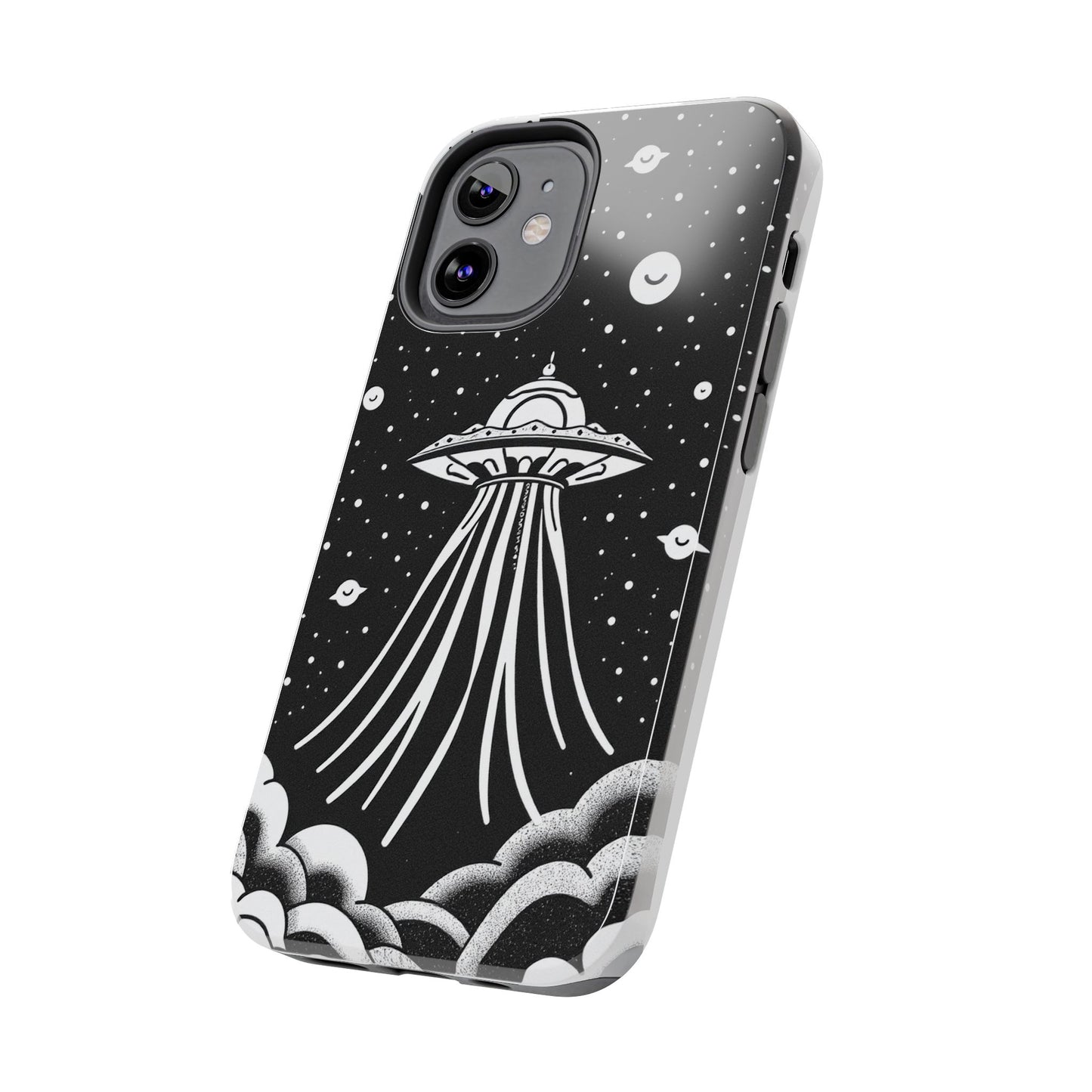 Galaxy UFO Tough Phone Case - Durable Protection with Unique Space Design