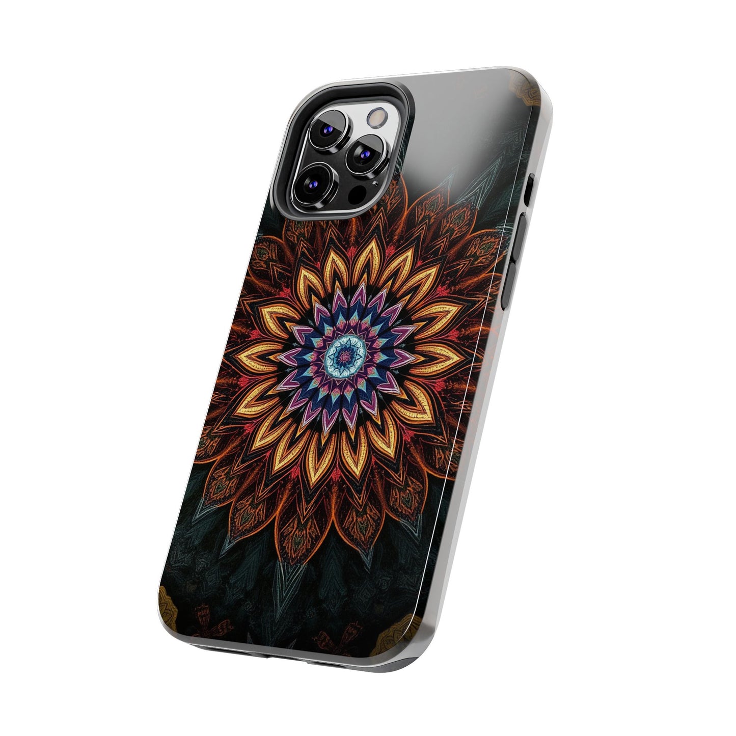 Mystic Mandala Tough Phone Case - Durable Protection with Artistic Design - for iPhone
