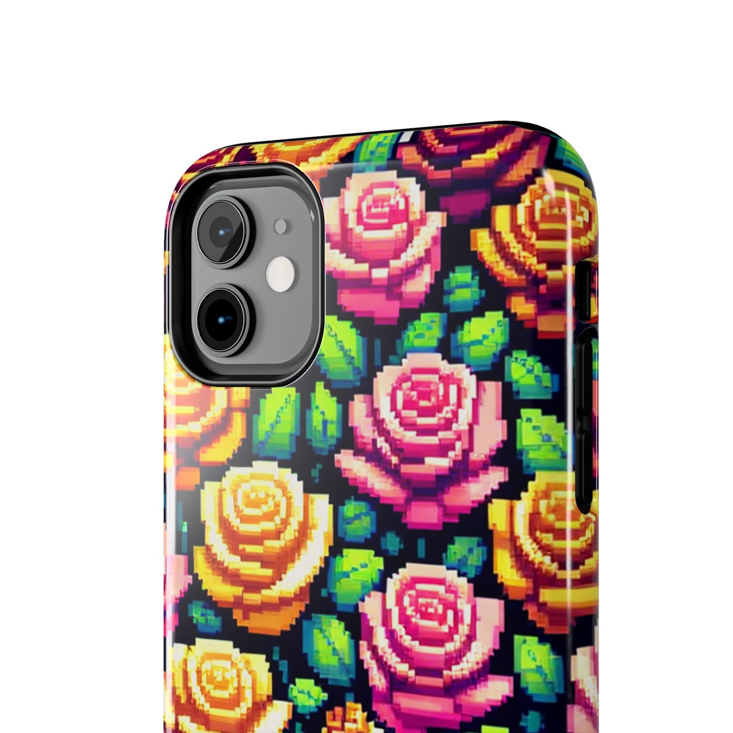 Vibrant Floral Tough Phone Case - Stylish Protection for Flower Lovers