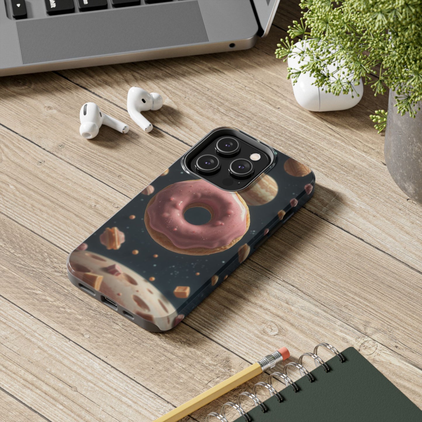 Galaxy Donut Tough Phone Case - Durable & Stylish Protective Cover