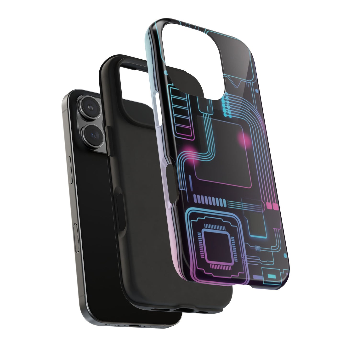 Cyberpunk Circuits Tough Phone Case